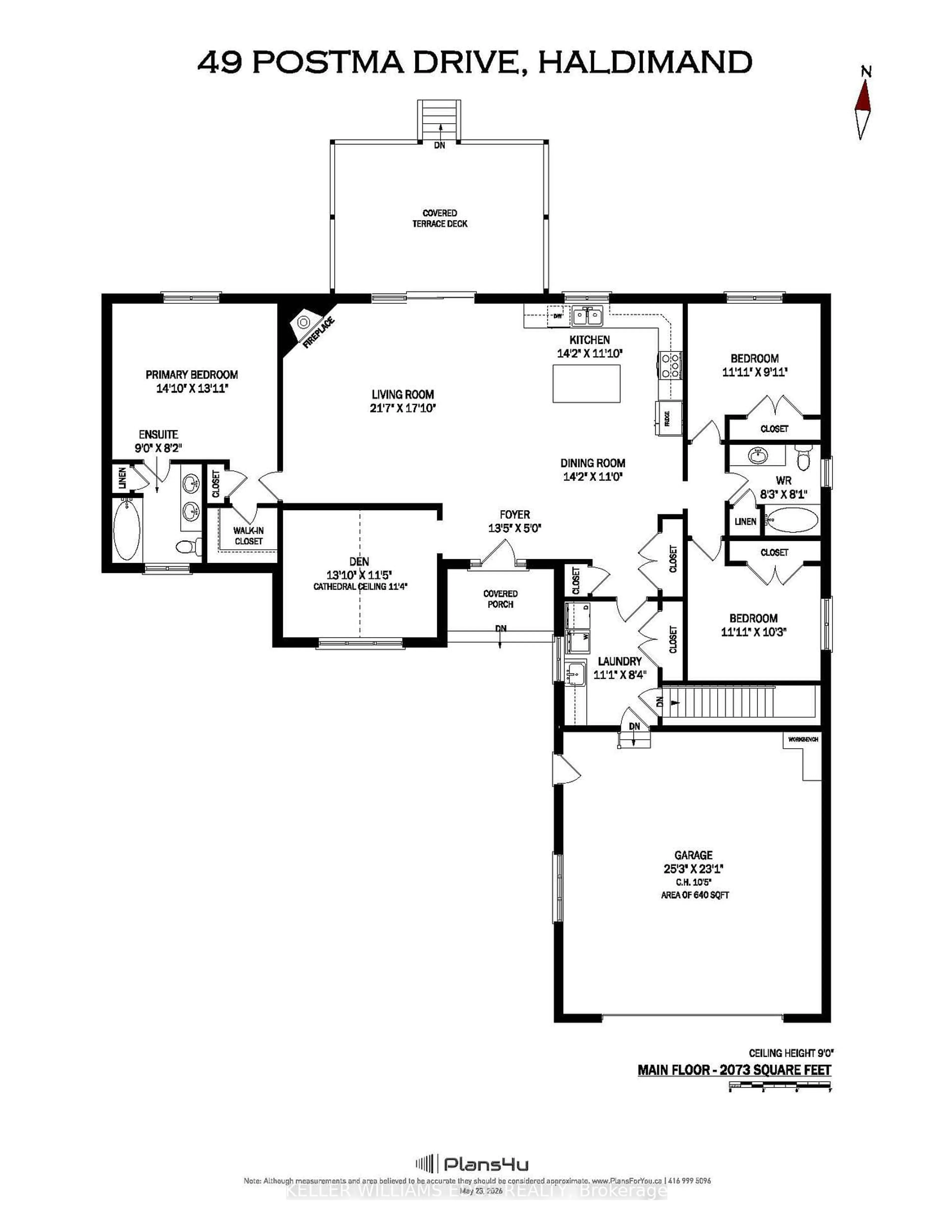 Floor plan for 49 Postma Dr, Haldimand Ontario N1A 0B2