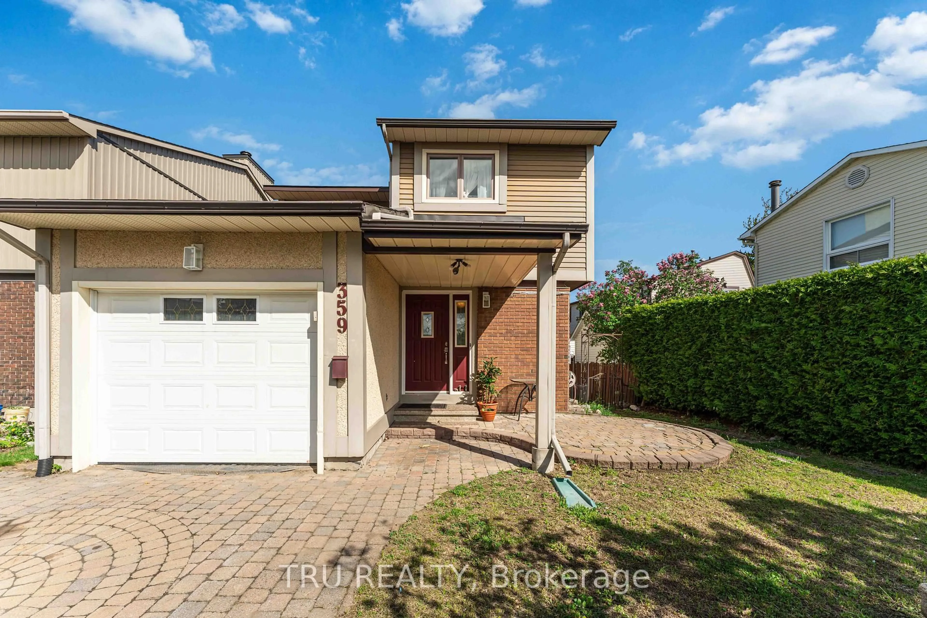 Home with brick exterior material, street for 359 Burnt Ember Way, Orleans Ontario K1E 2B6