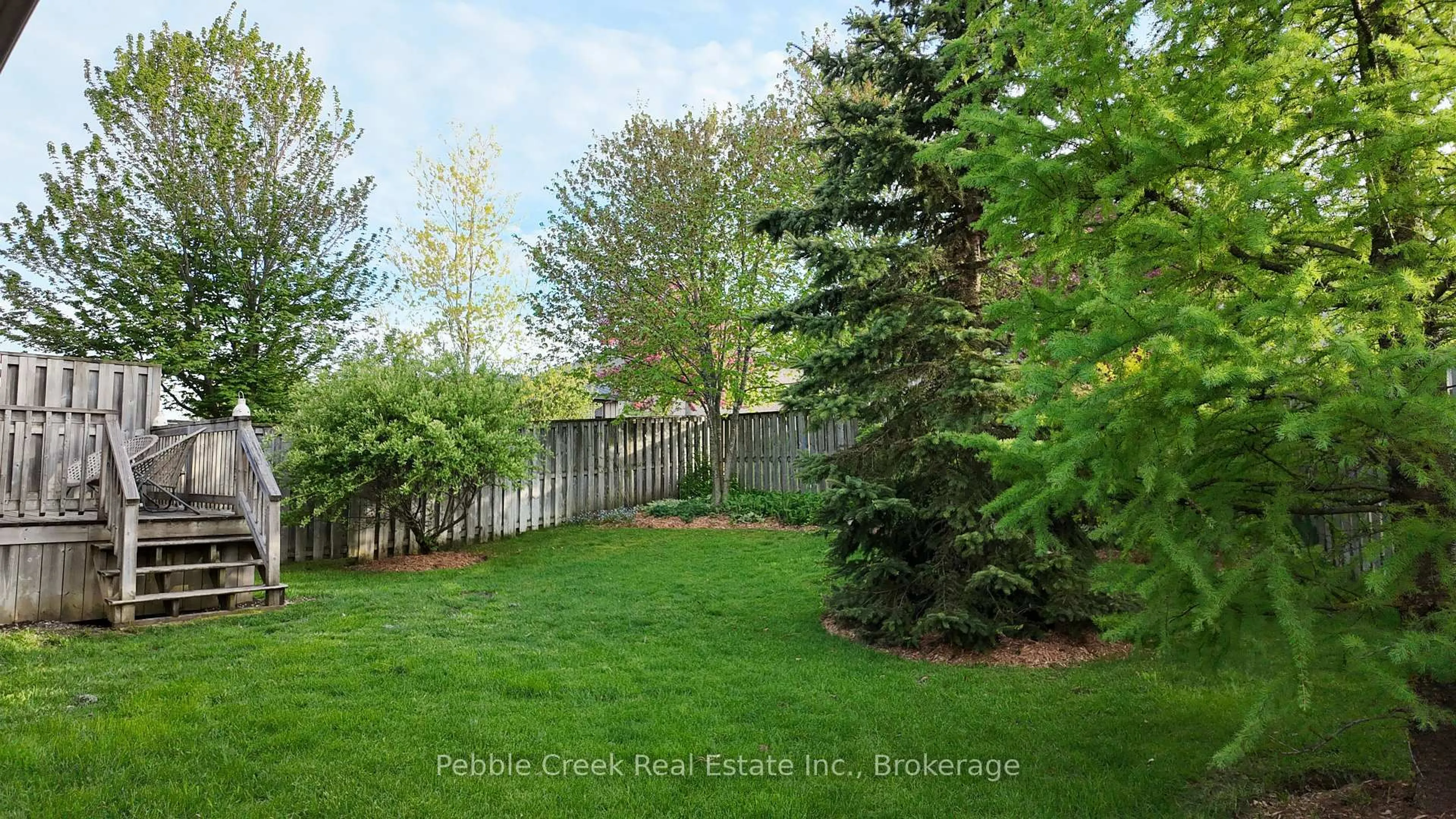 Patio, forest/trees view for 114 13th Ave, Hanover Ontario N4N 3V1