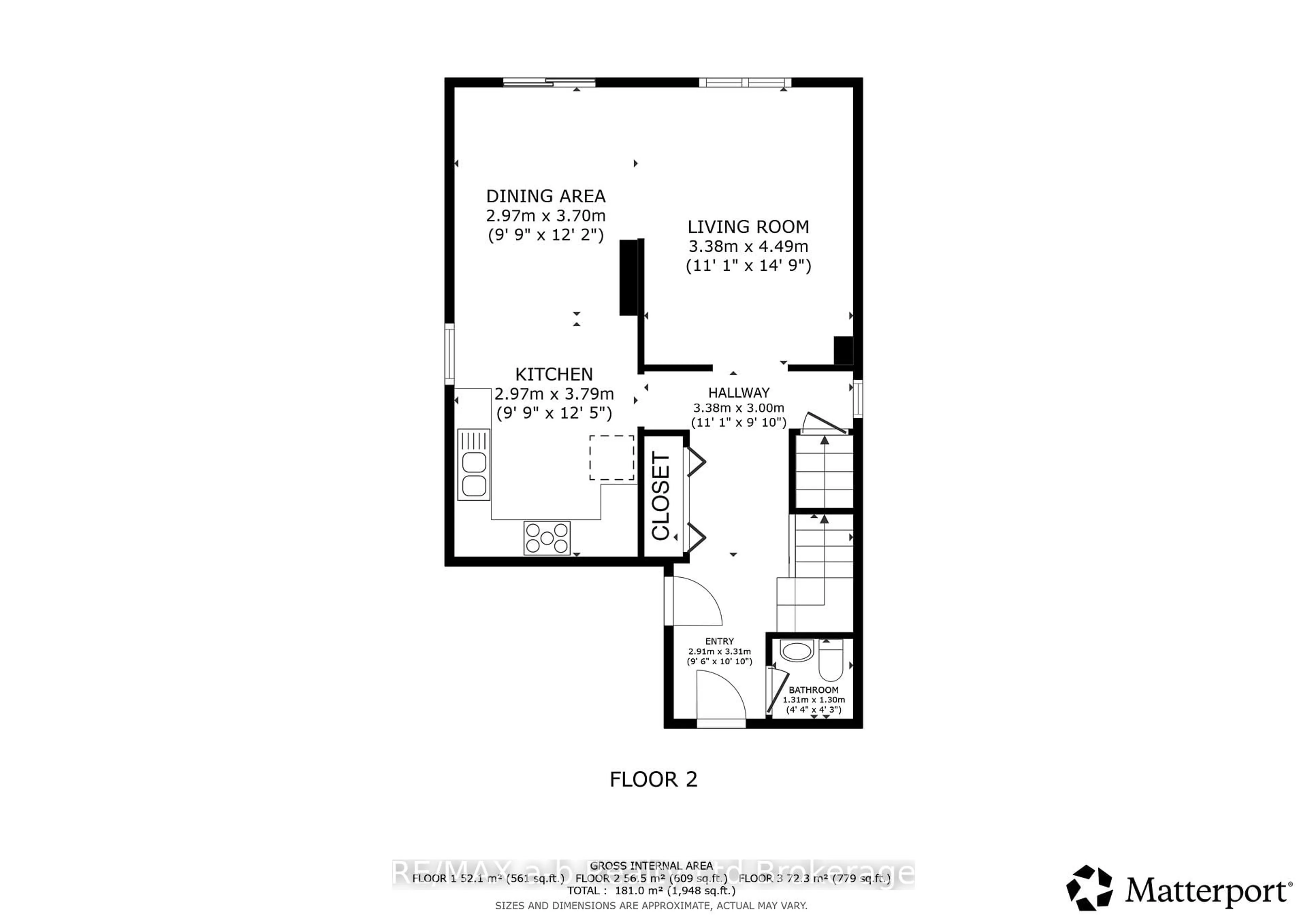 Floor plan for 169 Diefenbaker Dr, Woodstock Ontario N4S 8V7