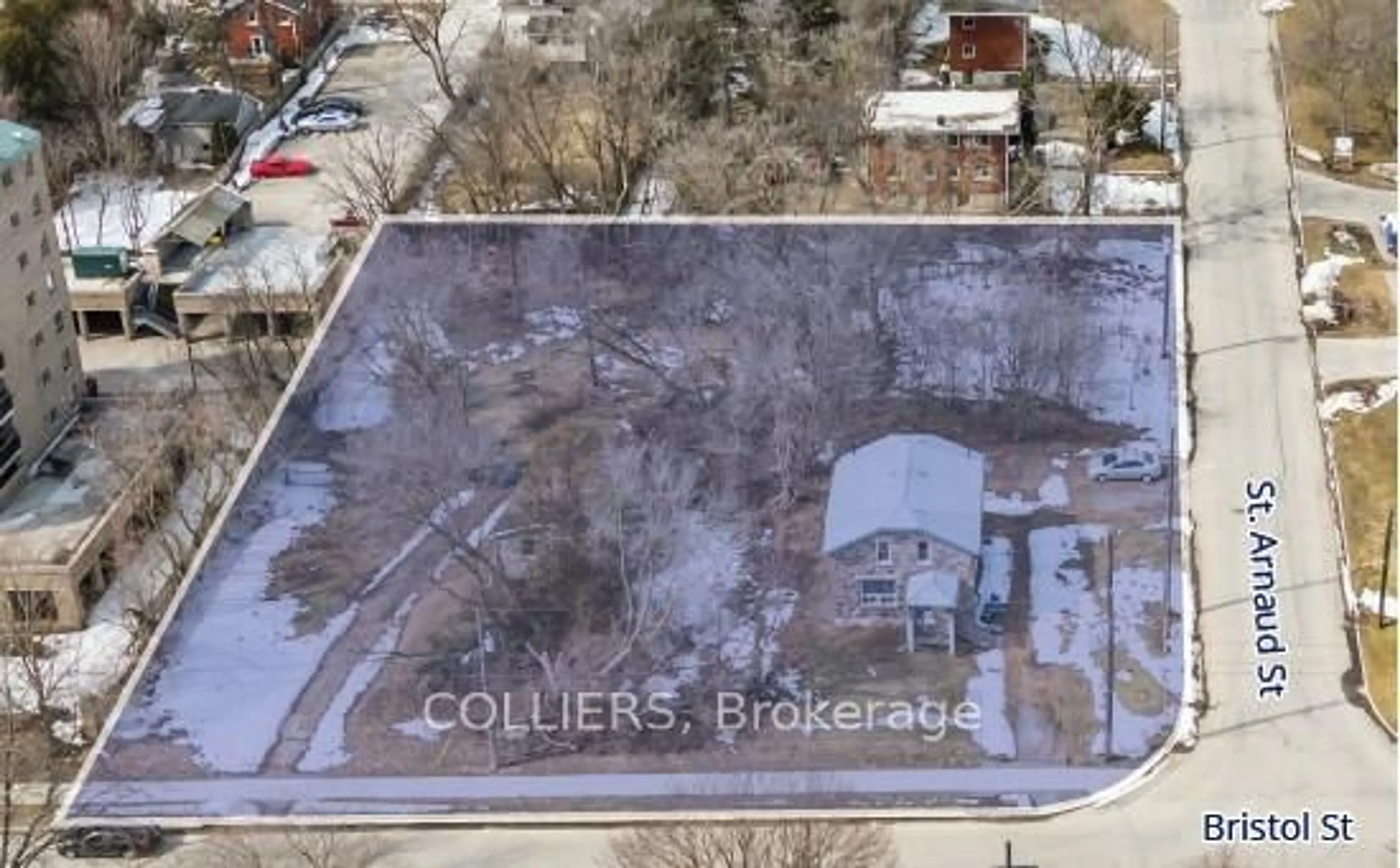 A pic from outside/outdoor area/front of a property/back of a property/a pic from drone, unknown for 261-267 Bristol St, Guelph Ontario N1H 3M5