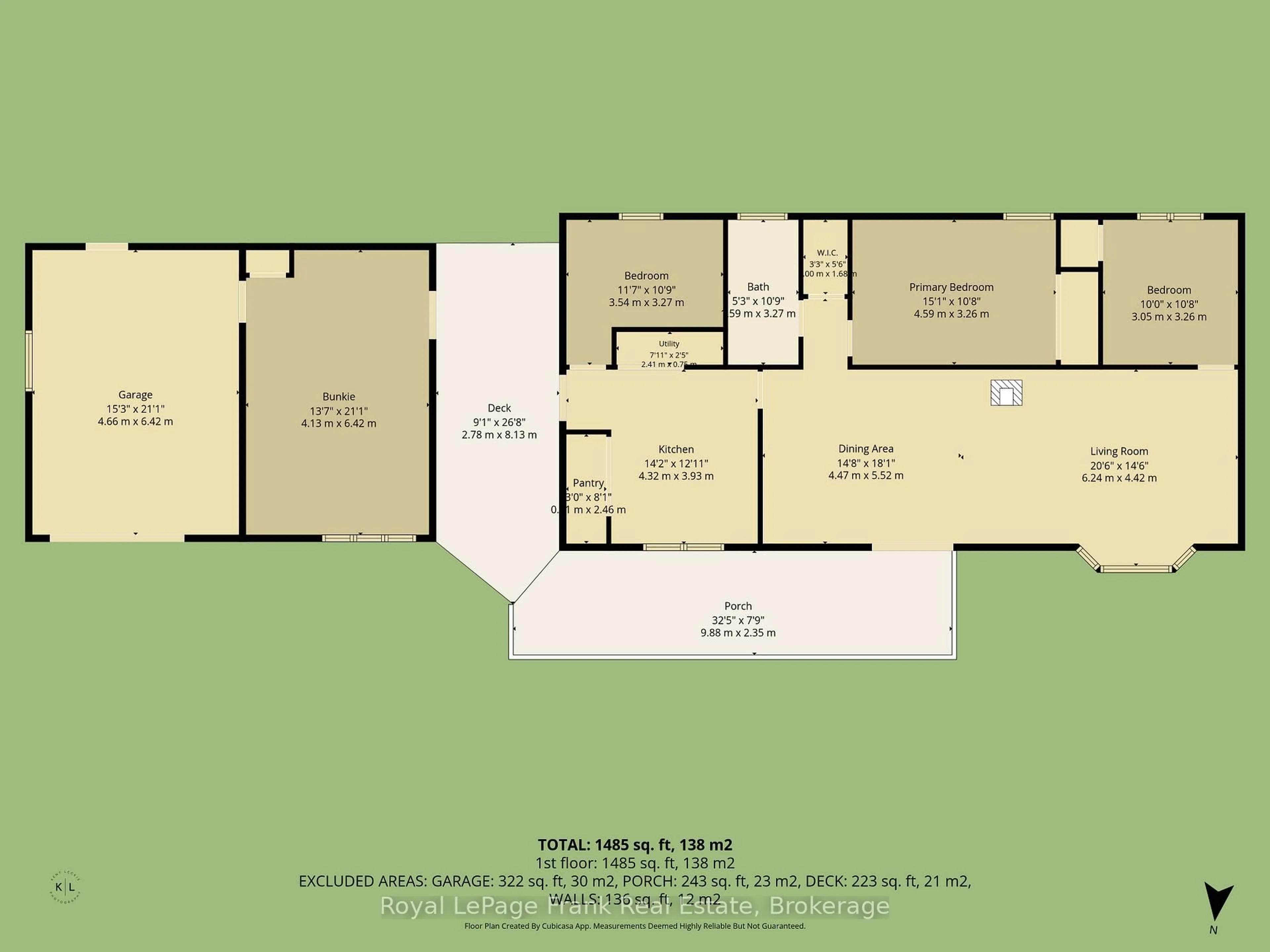 Floor plan for 835 Kimberly Dr, Selwyn Ontario K0L 1T0