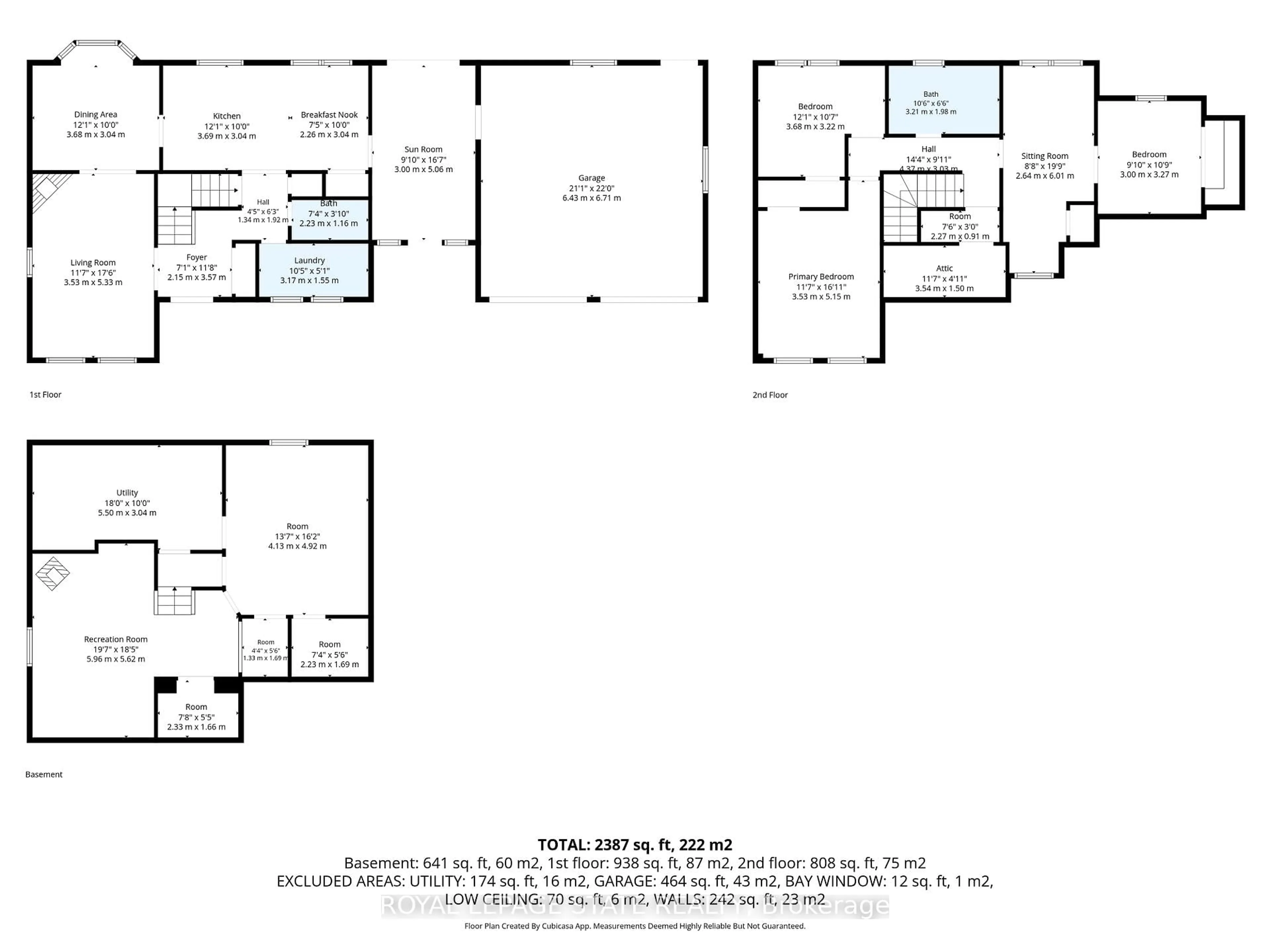 Floor plan for 36 Jane St, Cambridge Ontario N0B 1L0