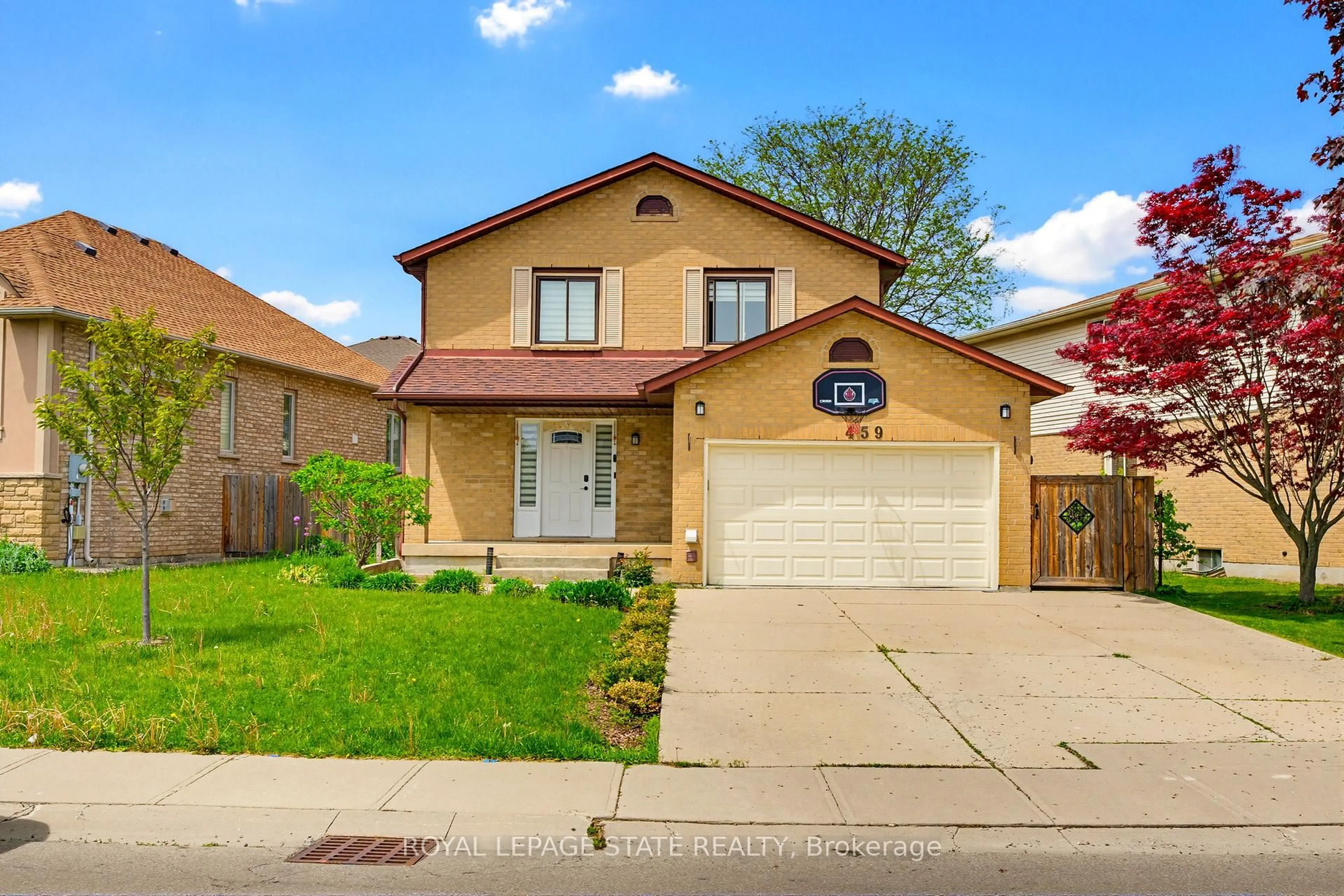 Home with brick exterior material, street for 459 Dicenzo Dr, Hamilton Ontario L9B 2C4