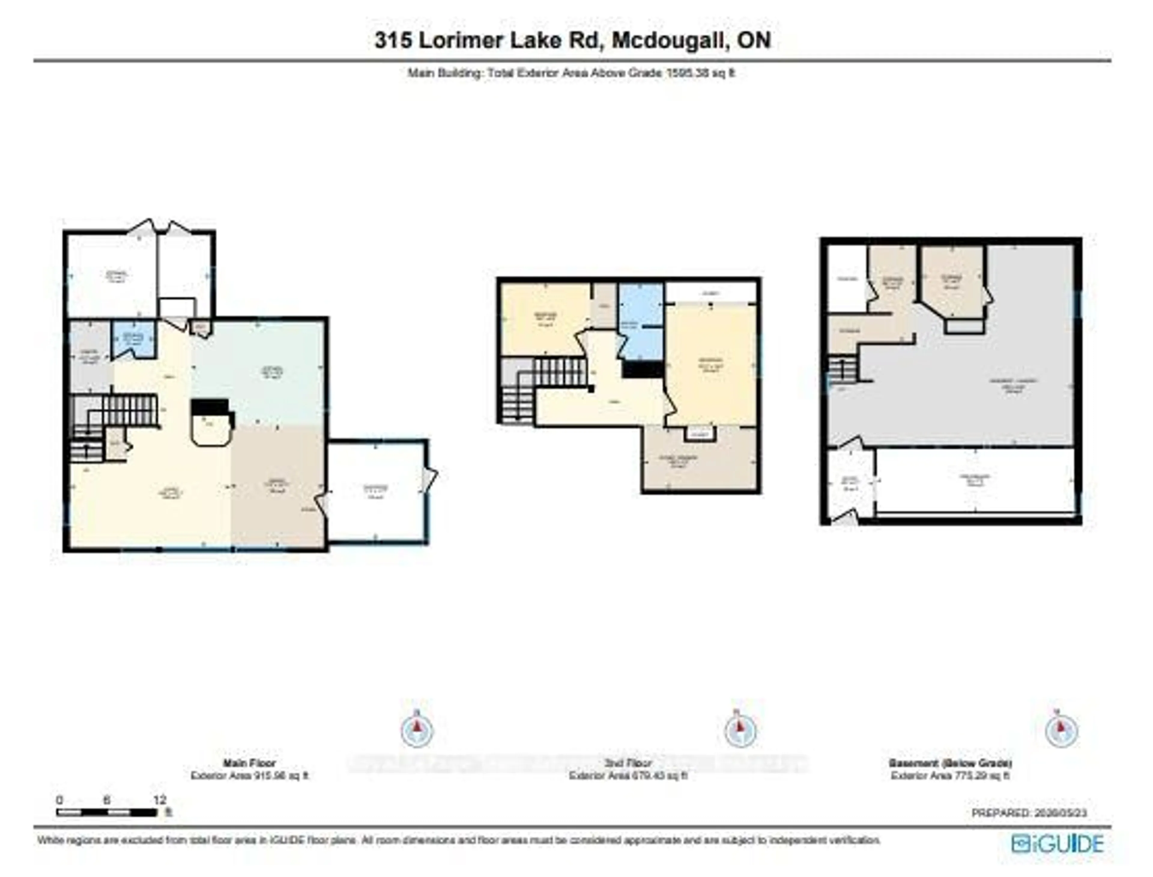 Floor plan for 315 Lorimer Lake Rd, McDougall Ontario P2A 2W7