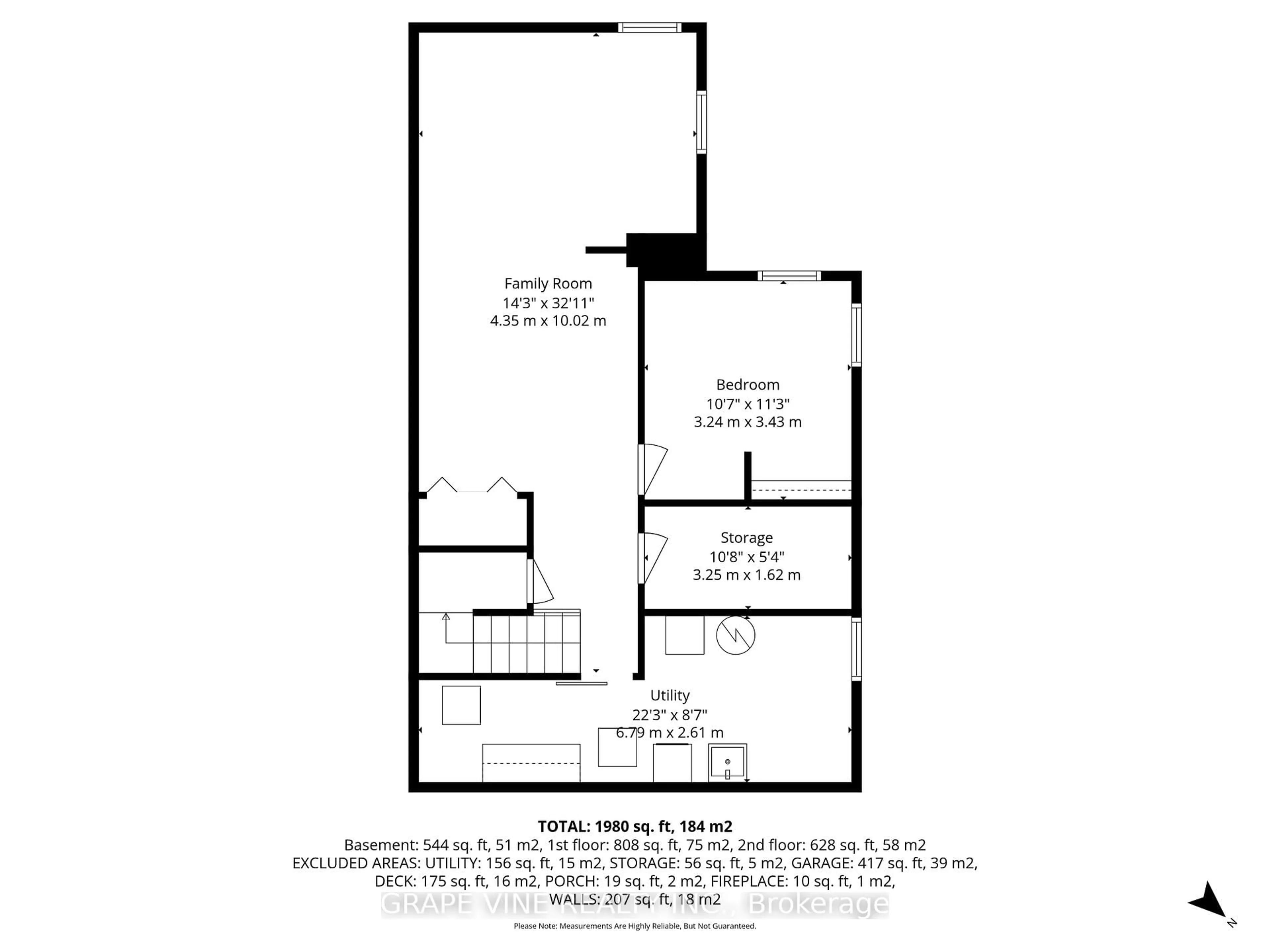Floor plan for 121 Porcupine Tr, Ottawa Ontario K0A 1T0