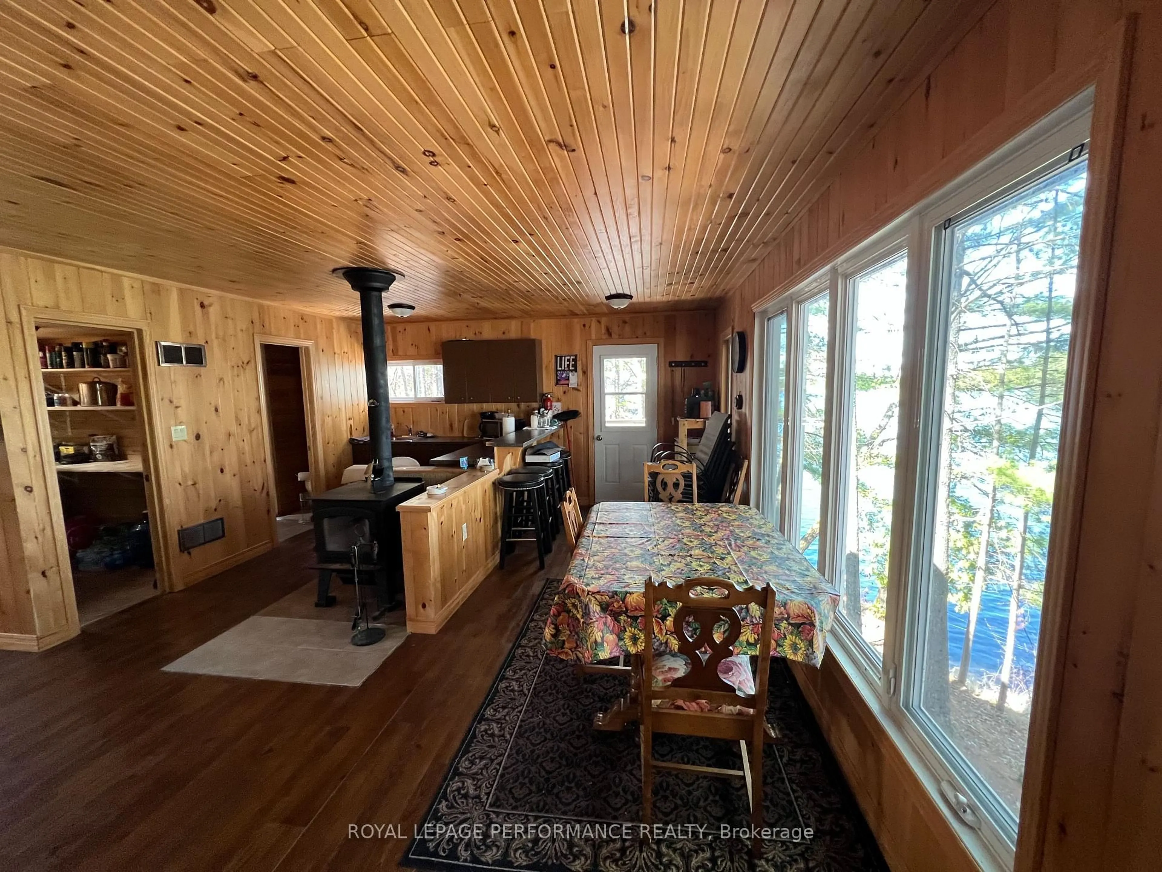 Open concept kitchen, wood/laminate floor for 319 BAYVIEW LODGE Rd, White Lake Ontario K0A 3L0