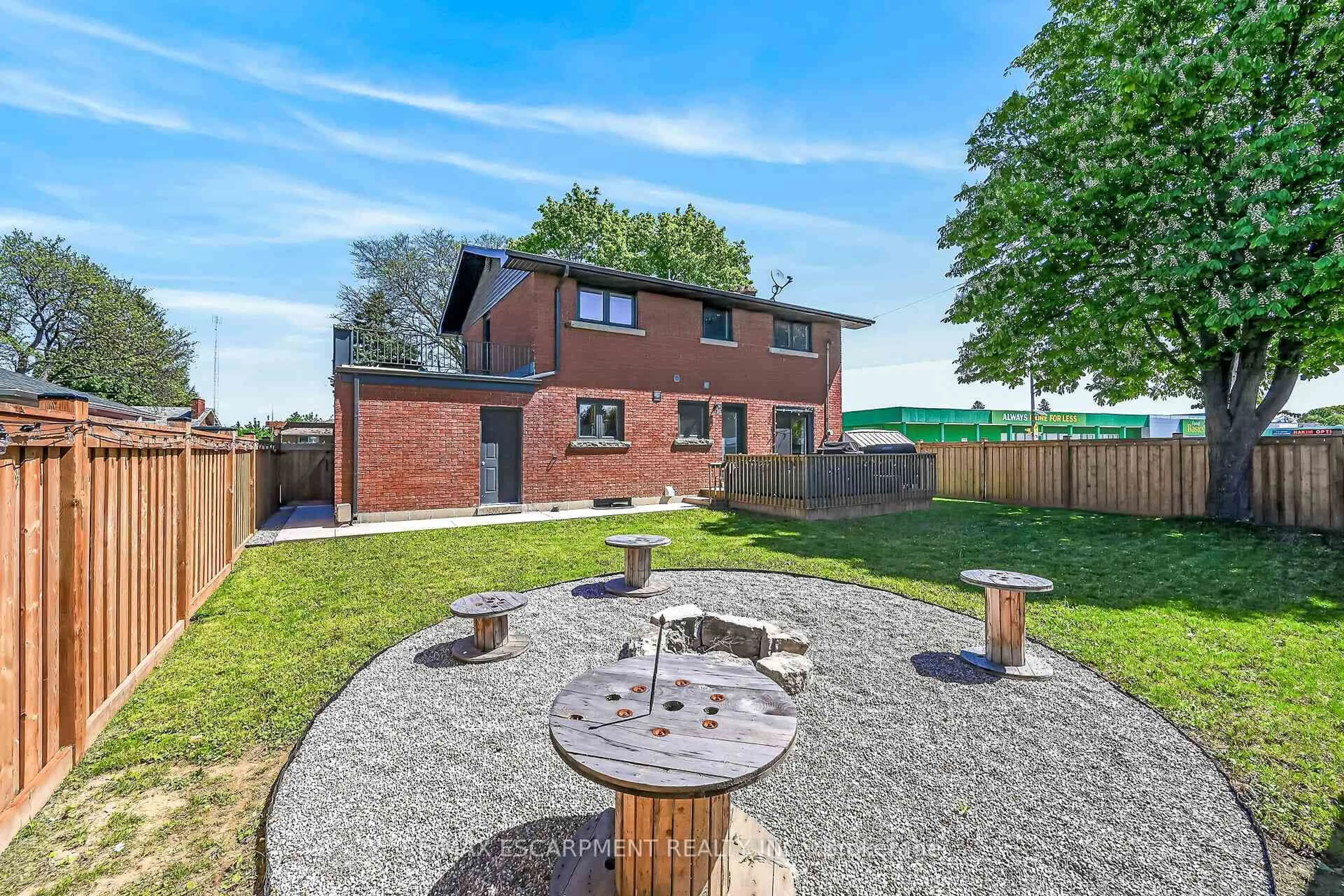 A pic from outside/outdoor area/front of a property/back of a property/a pic from drone, street for 1 Sandringham Ave, Hamilton Ontario L9C 2H3