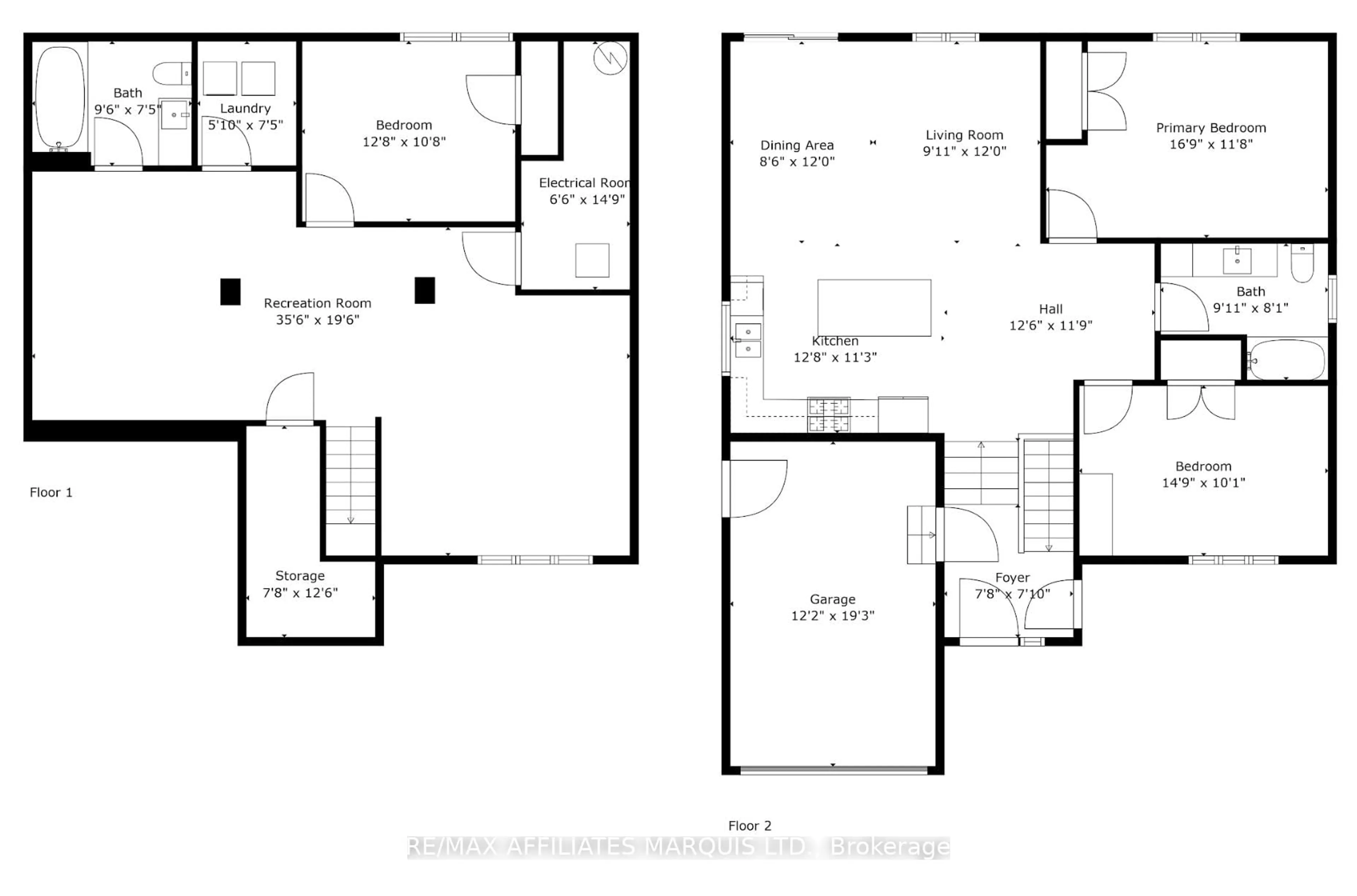 Floor plan for 269 Gillis Ave, Cornwall Ontario K6H 0H7