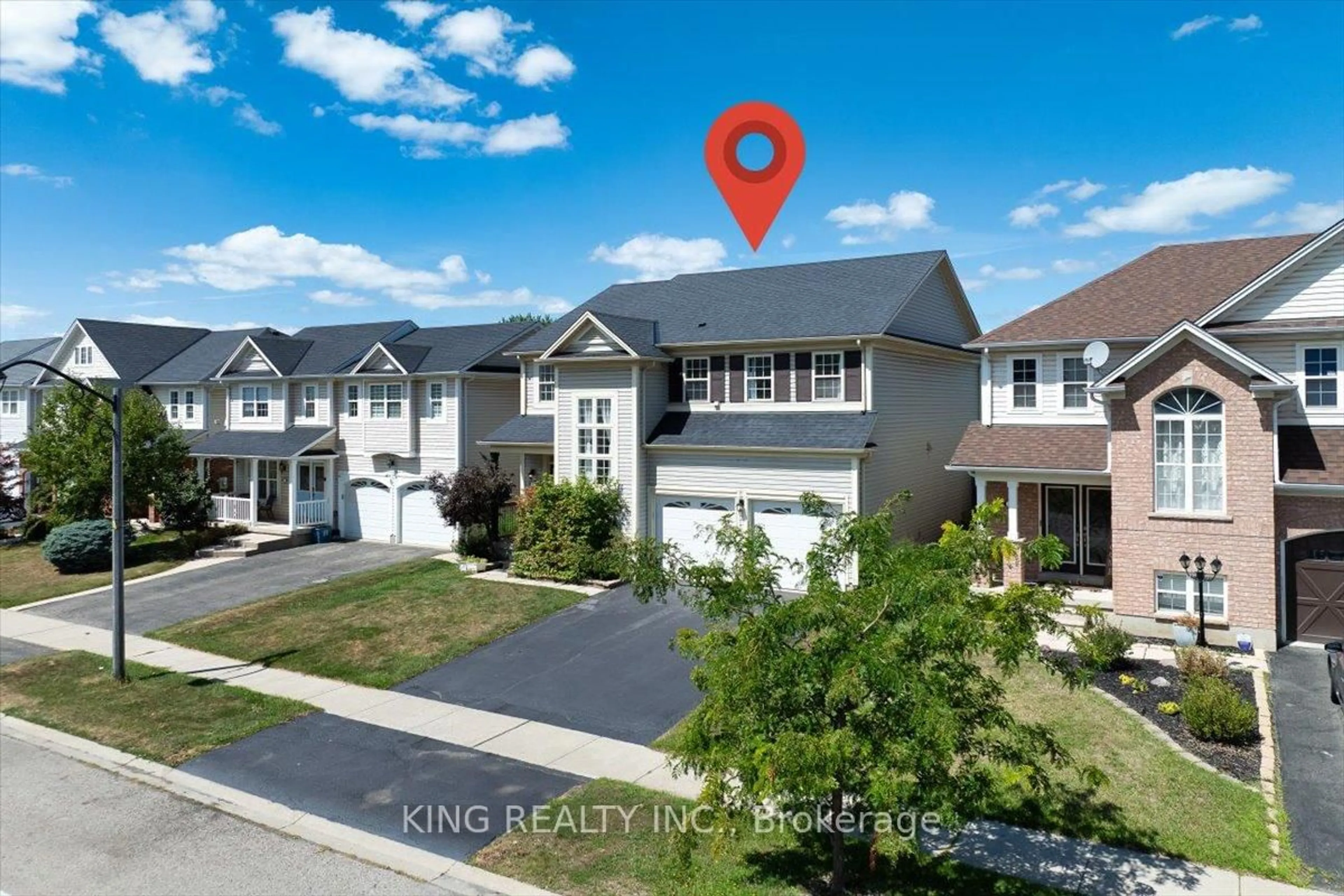 A pic from outside/outdoor area/front of a property/back of a property/a pic from drone, street for 76 Blackburn Dr, Brantford Ontario N3T 6R9