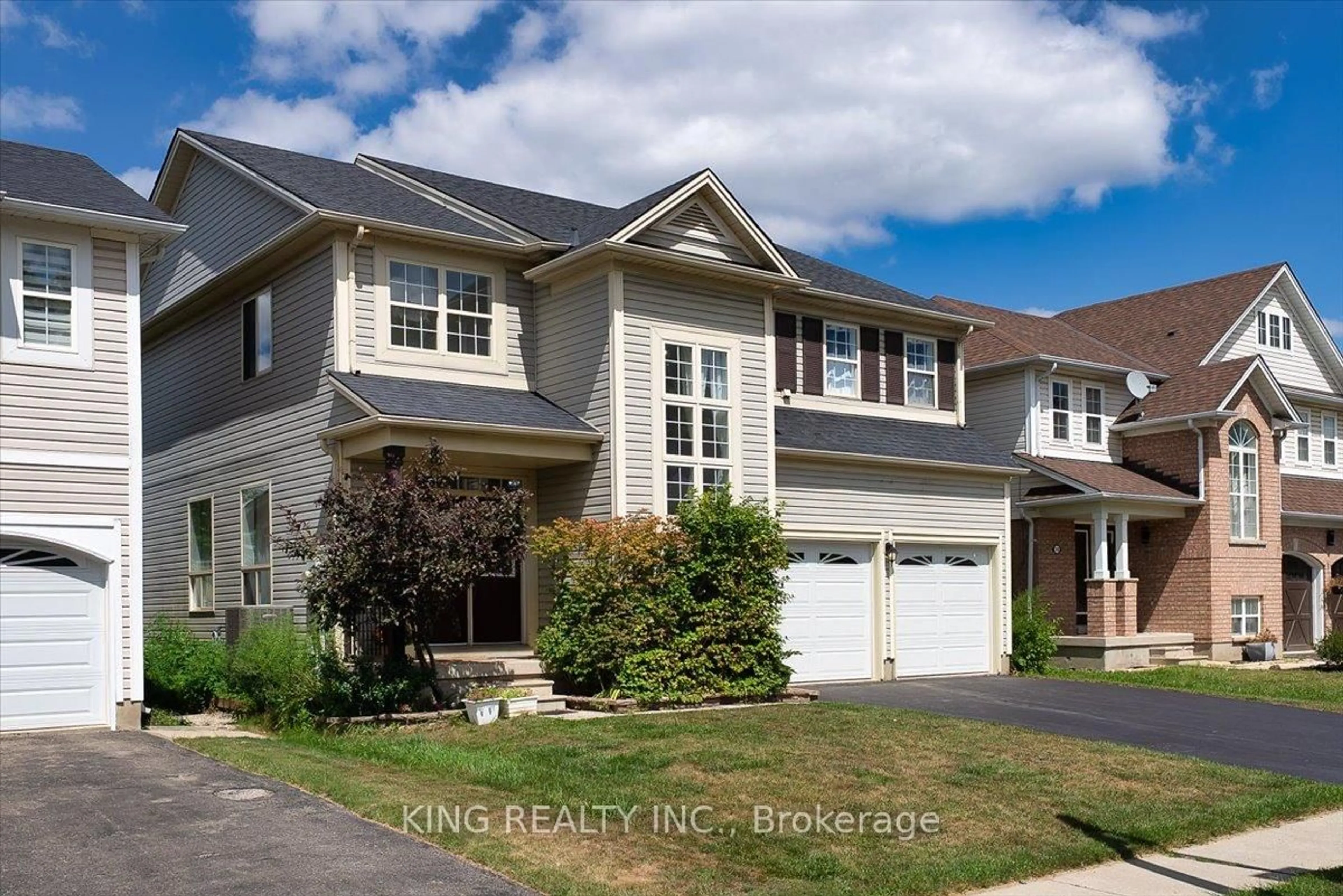 Home with vinyl exterior material, street for 76 Blackburn Dr, Brantford Ontario N3T 6R9