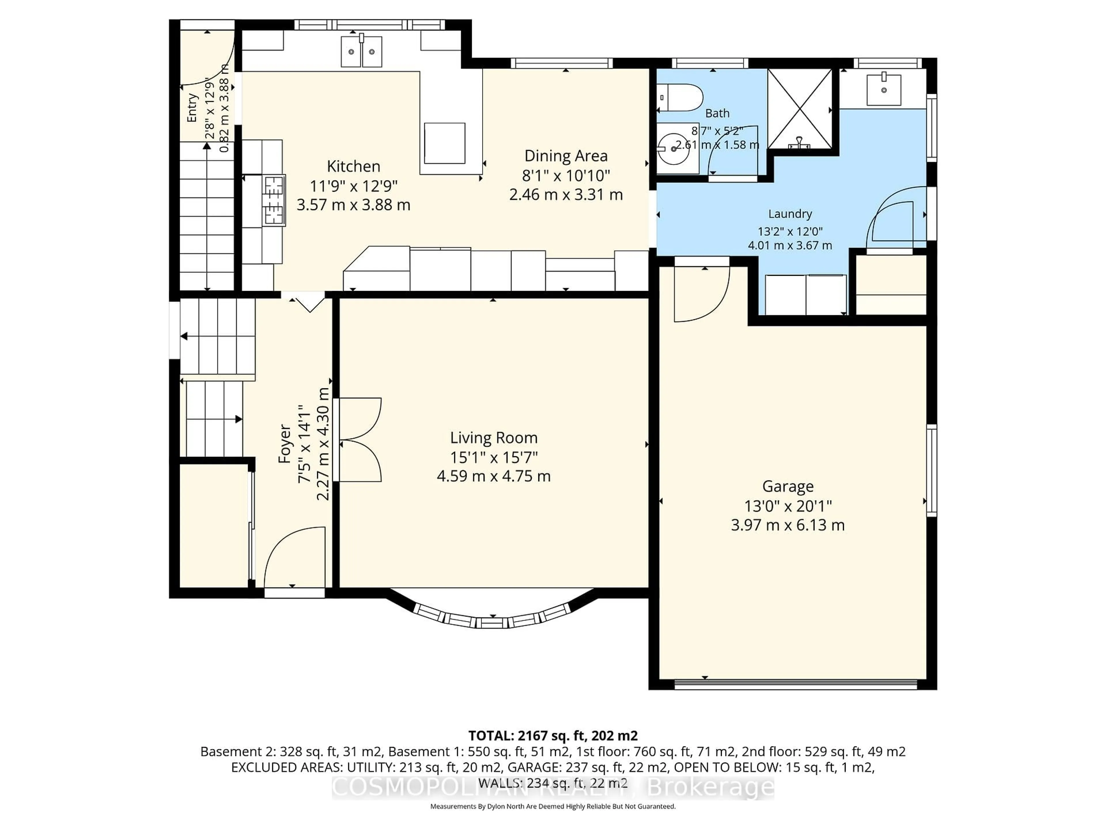 Floor plan for 82 Stoney Brook Dr, Hamilton Ontario L8G 3V6