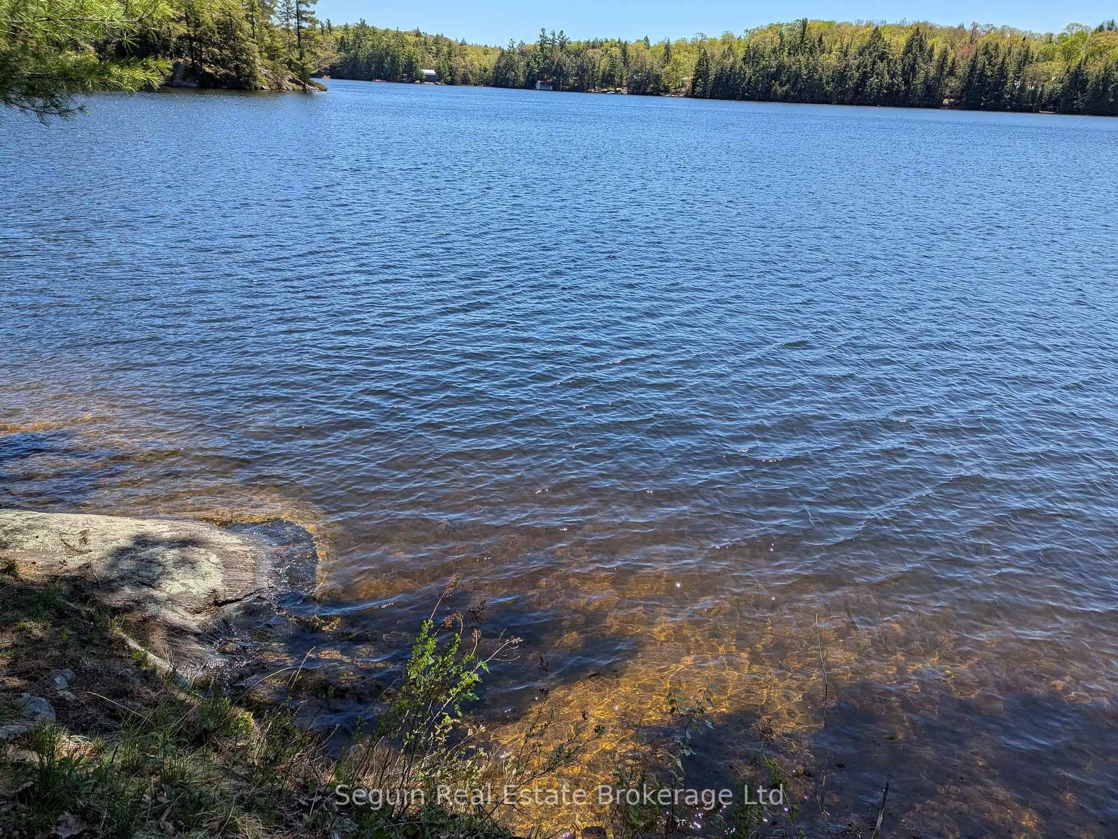 A pic from outside/outdoor area/front of a property/back of a property/a pic from drone, water/lake/river/ocean view for 24 South Fork Rd, The Archipelago Ontario P2A 0B7