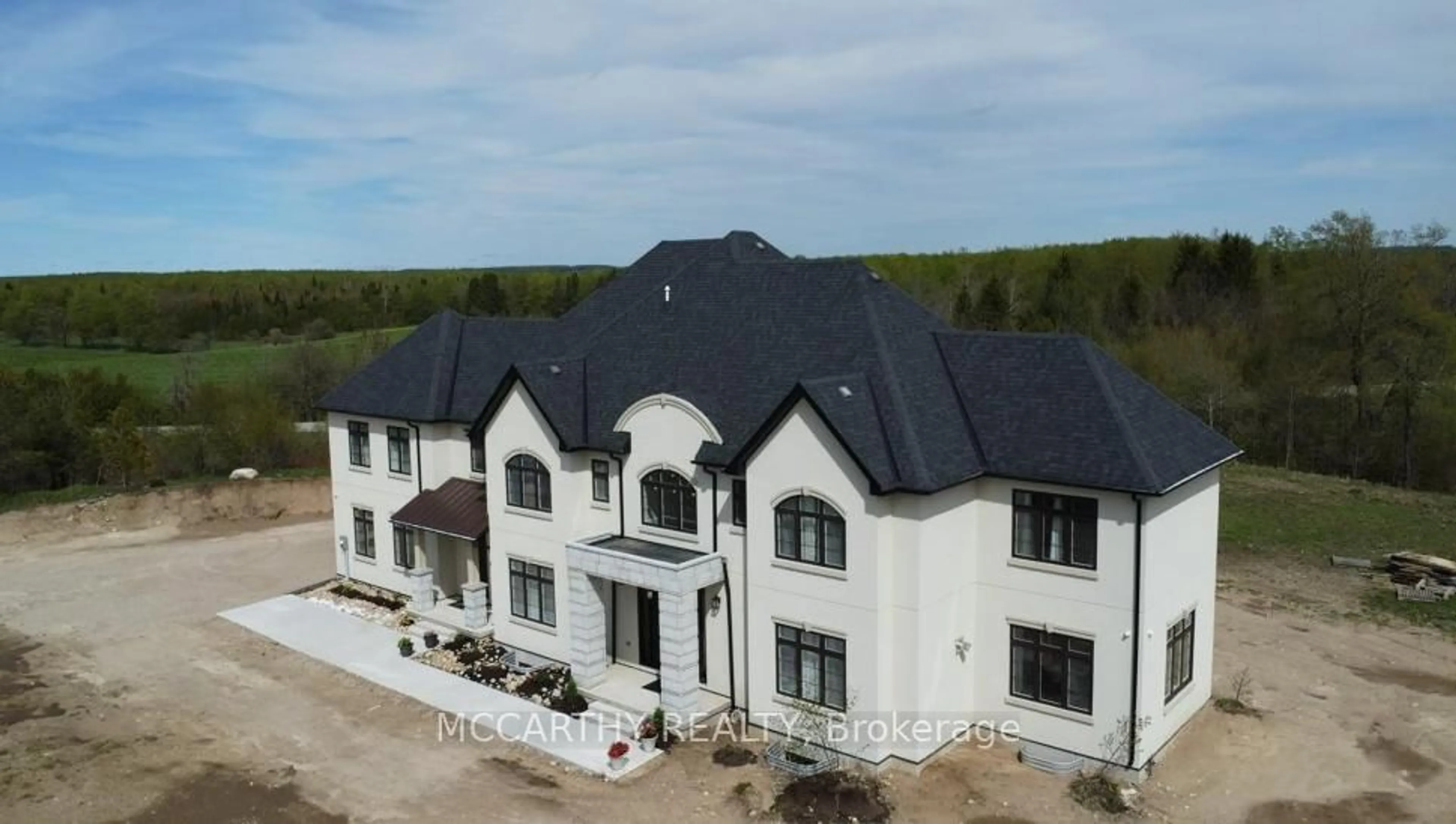 A pic from outside/outdoor area/front of a property/back of a property/a pic from drone, building for 120 Highpoint Cres, Grey Highlands Ontario N0C 1M0