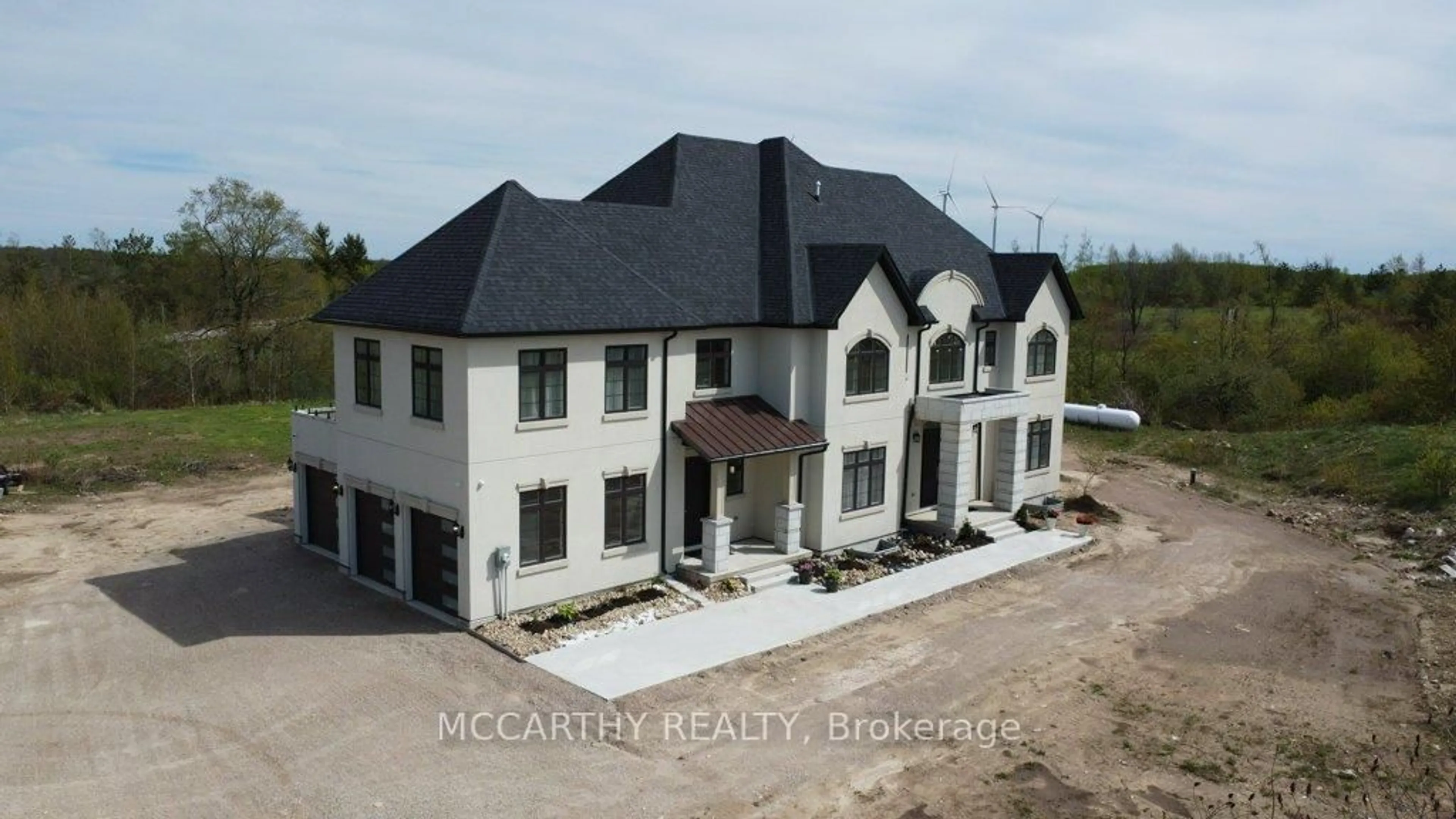 A pic from outside/outdoor area/front of a property/back of a property/a pic from drone, building for 120 Highpoint Cres, Grey Highlands Ontario N0C 1M0