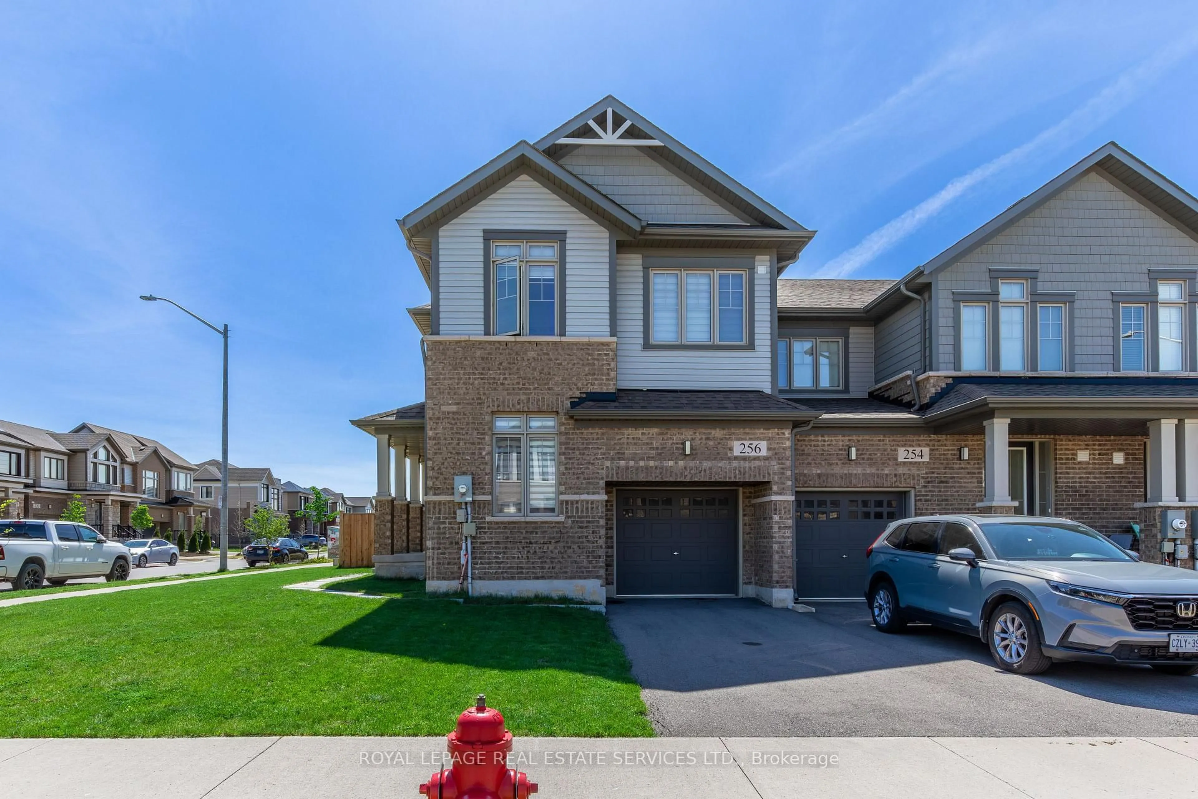 Home with brick exterior material, street for 256 Rosebury Way, Hamilton Ontario L0R 1W0