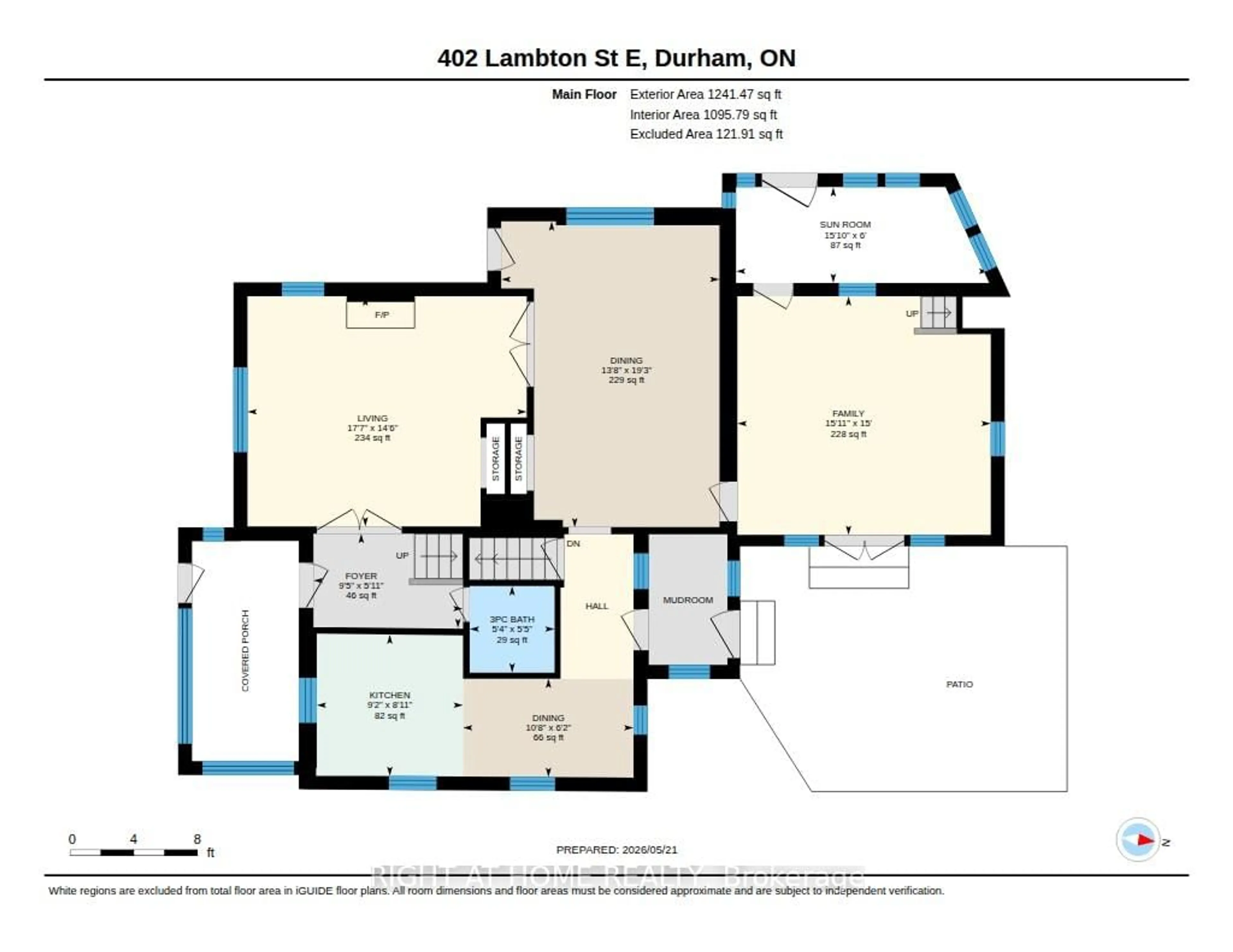 Floor plan for 402 Lambton St, West Grey Ontario N0G 1R0