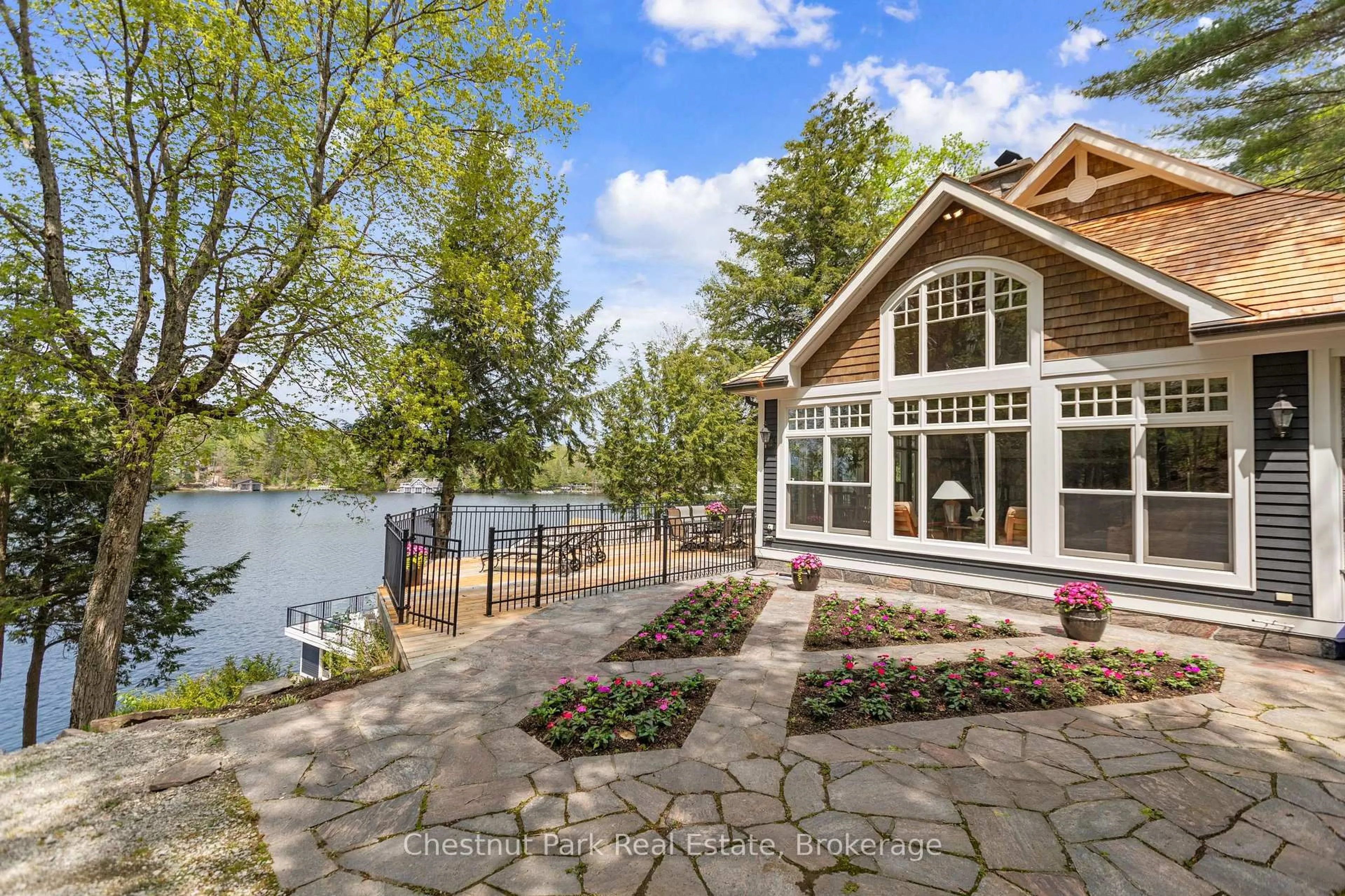 Patio, water/lake/river/ocean view for 1025 Appian Way ##12, Muskoka Lakes Ontario P0B 1J0