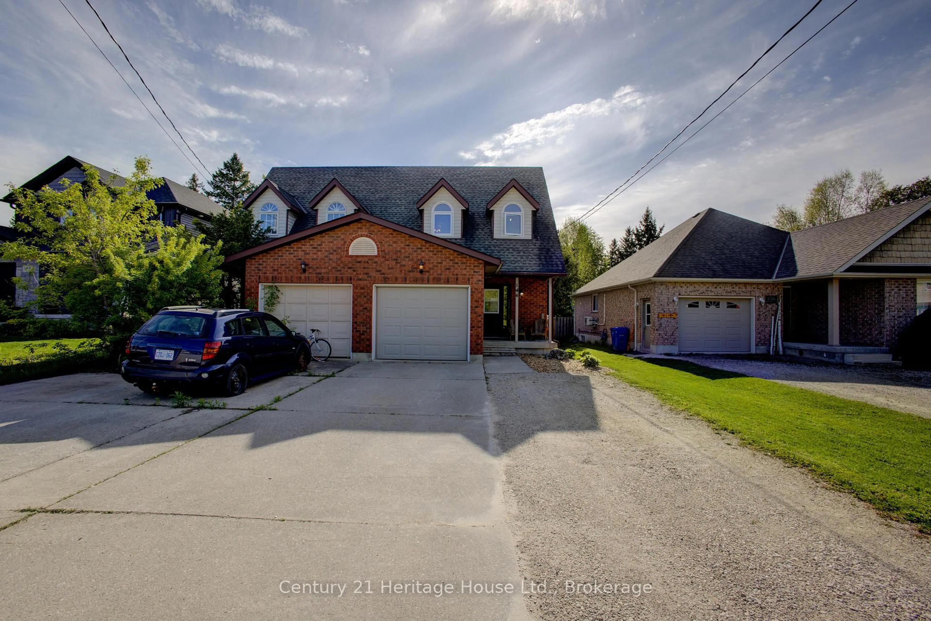 A pic from outside/outdoor area/front of a property/back of a property/a pic from drone, street for 144 Kincardine St, West Grey Ontario N0G 1R0
