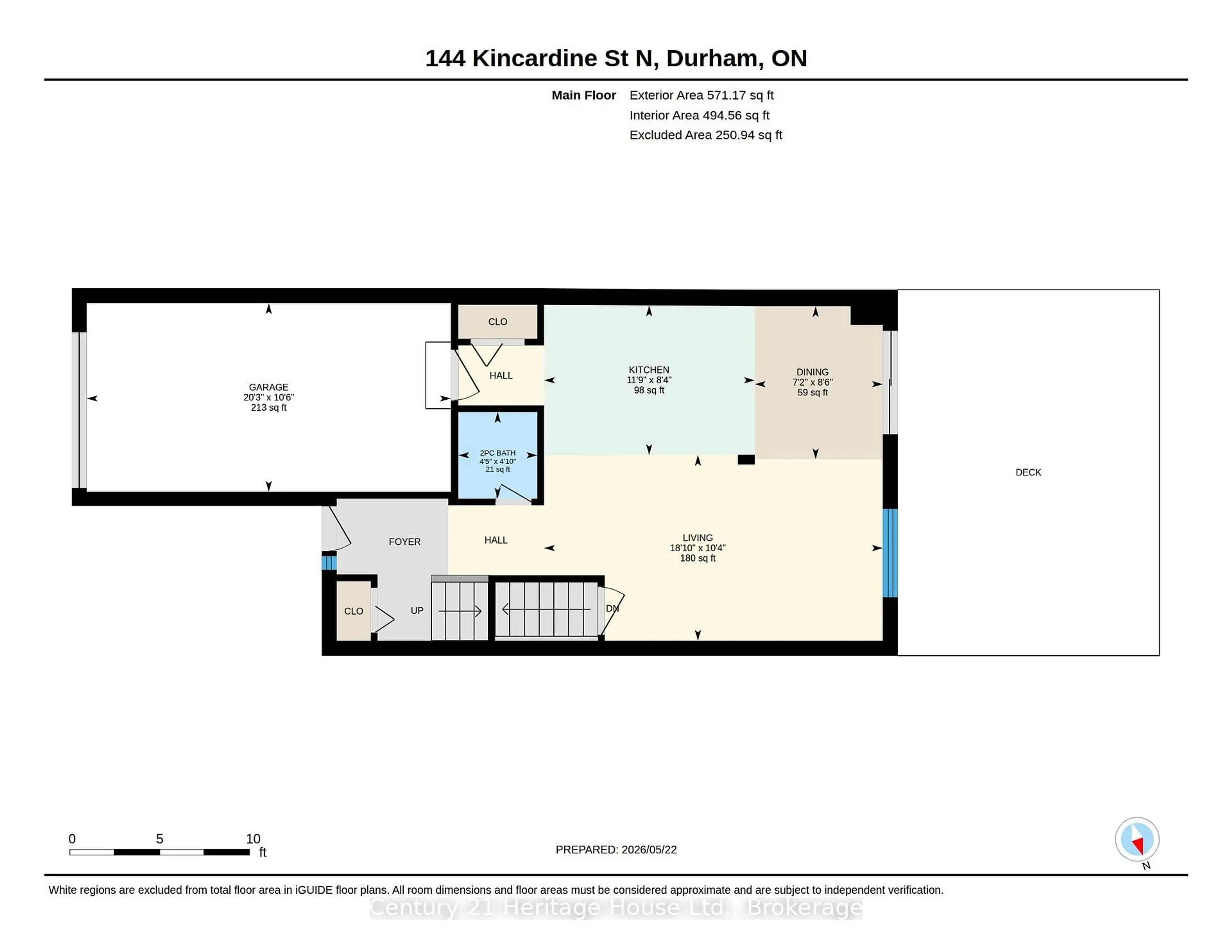 Floor plan for 144 Kincardine St, West Grey Ontario N0G 1R0