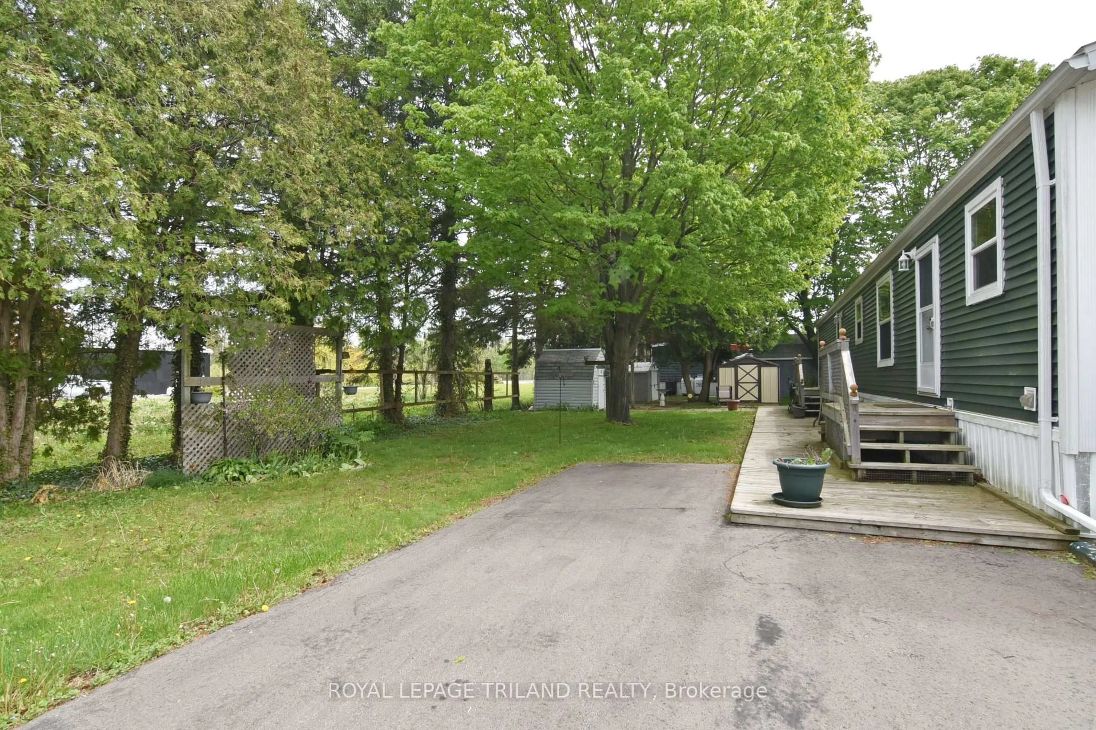 A pic from outside/outdoor area/front of a property/back of a property/a pic from drone, street for 9385 IPPERWASH Rd #15, Lambton Shores Ontario N0N 1J3