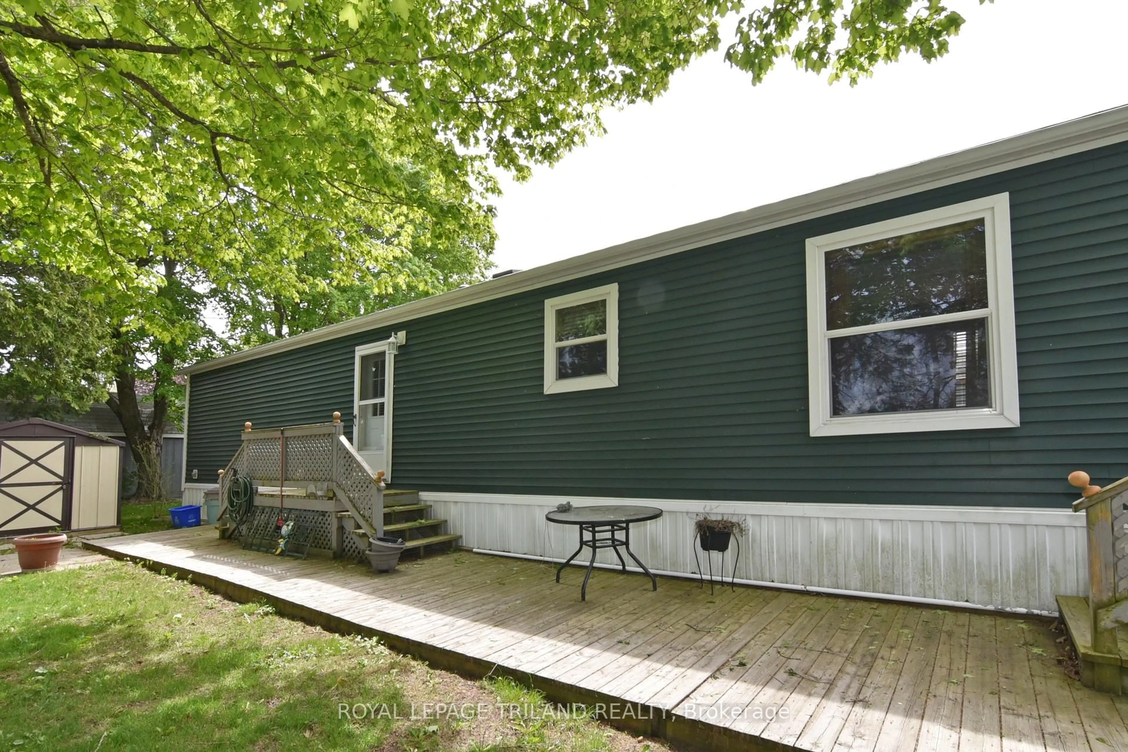 Home with vinyl exterior material, street for 9385 IPPERWASH Rd #15, Lambton Shores Ontario N0N 1J3