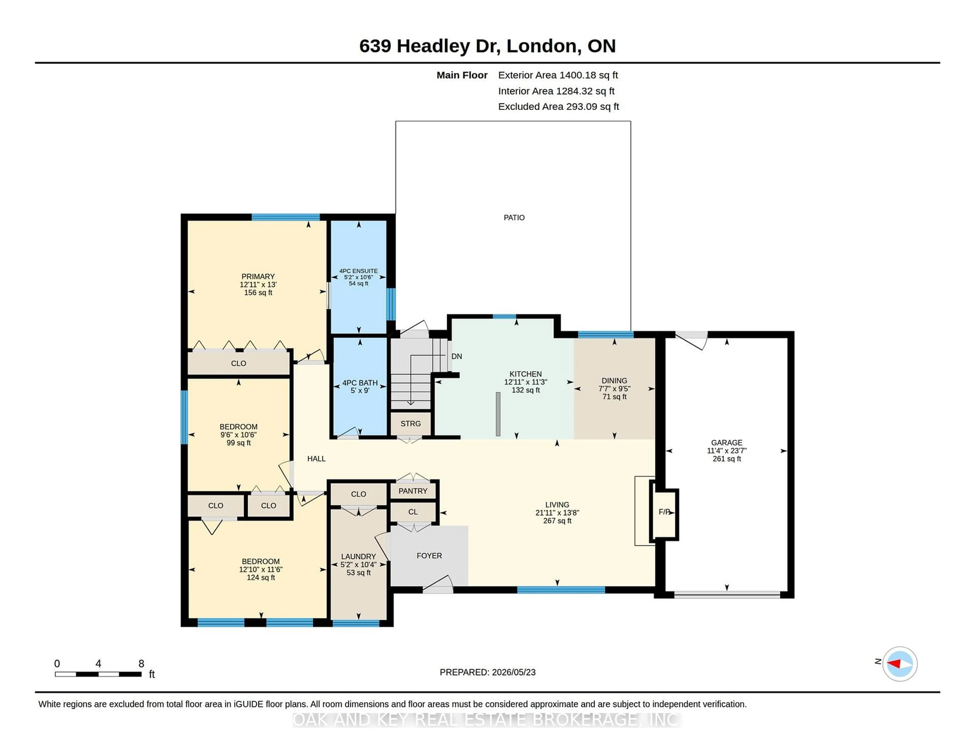 Floor plan for 639 Headley Dr, London North Ontario N6H 3V5