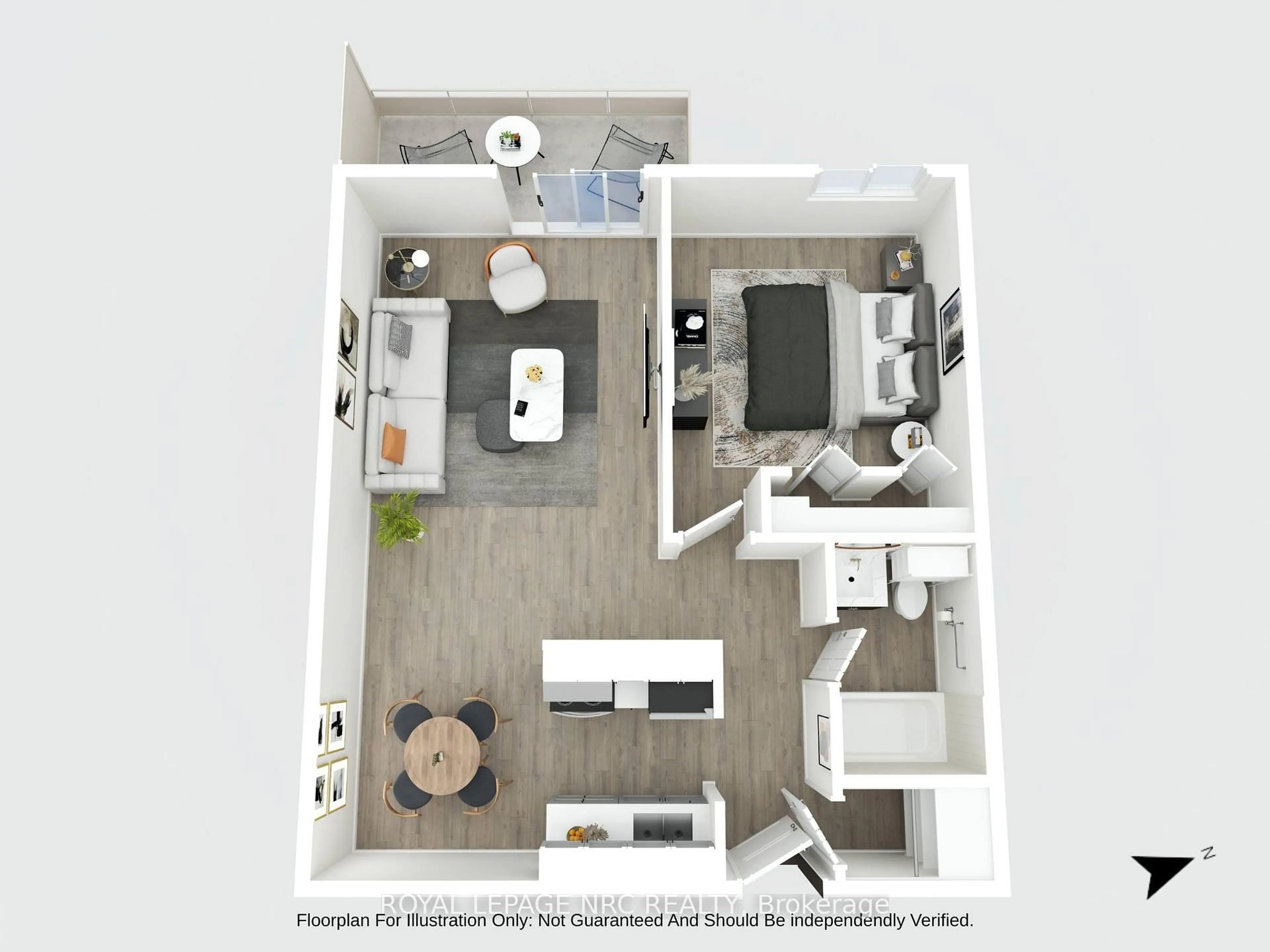 Floor plan for 264 Grantham Ave #507, St. Catharines Ontario L2M 5B5