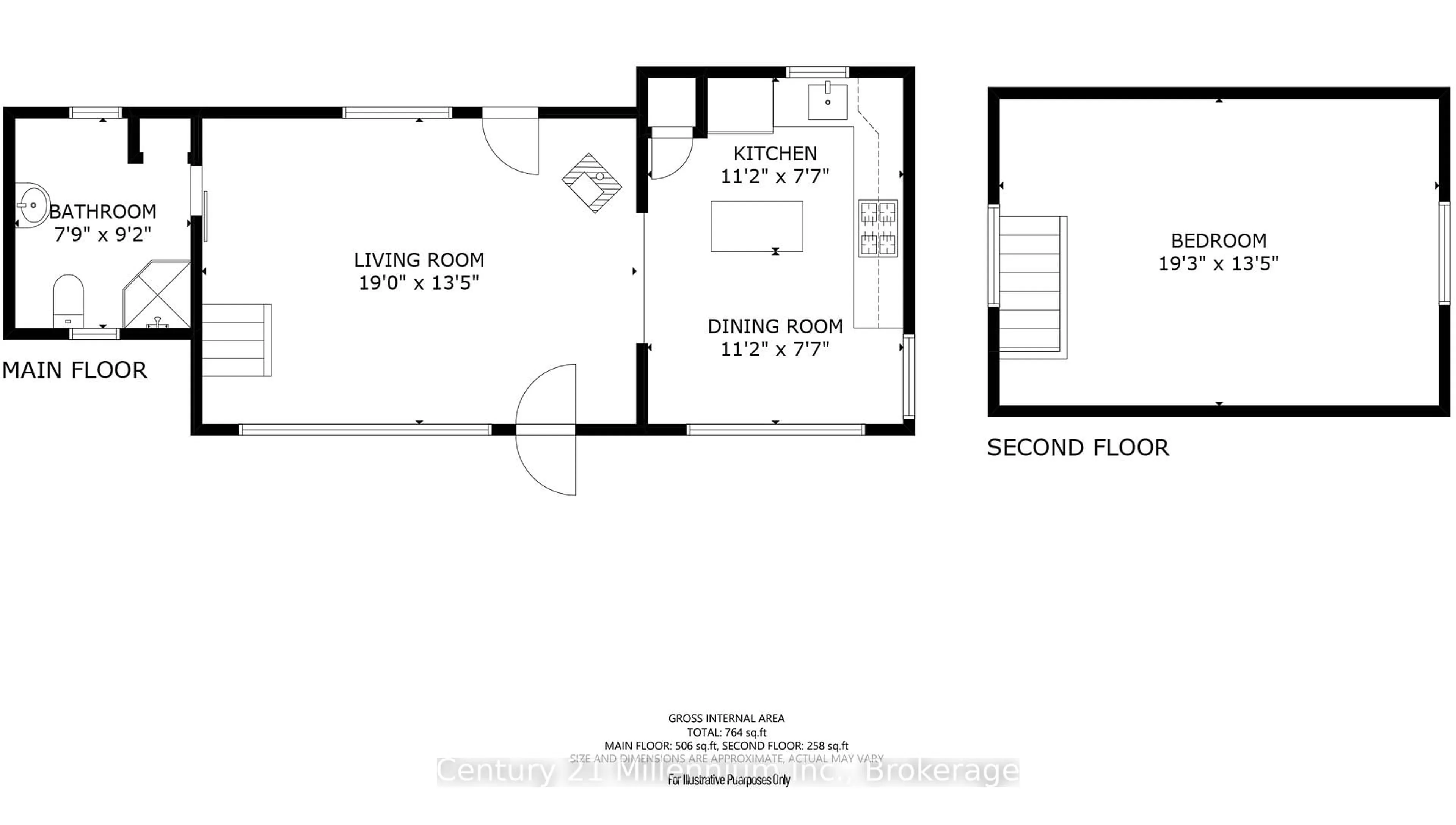 Floor plan for 74 Smokehouse Island, South Bruce Peninsula Ontario N0H 2T0