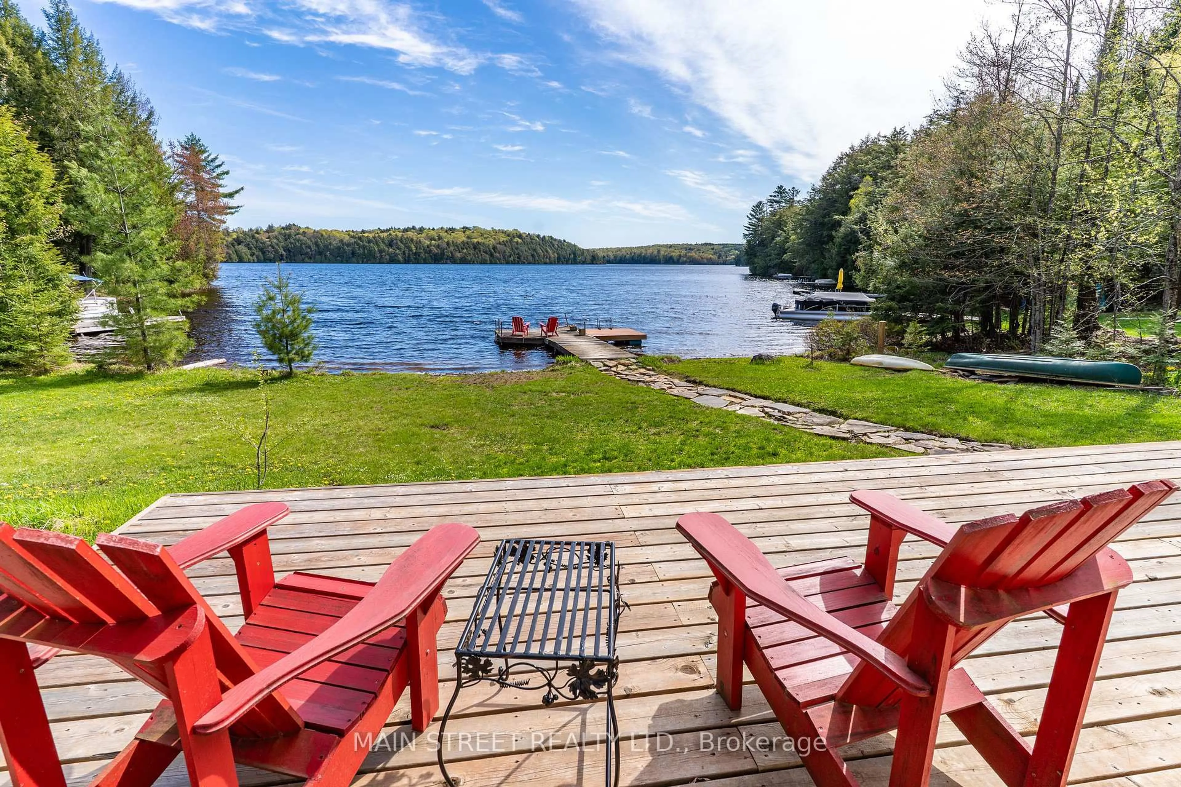 Patio, water/lake/river/ocean view for 1146 Farmer Hays Dr, Algonquin Highlands Ontario P0A 1E0
