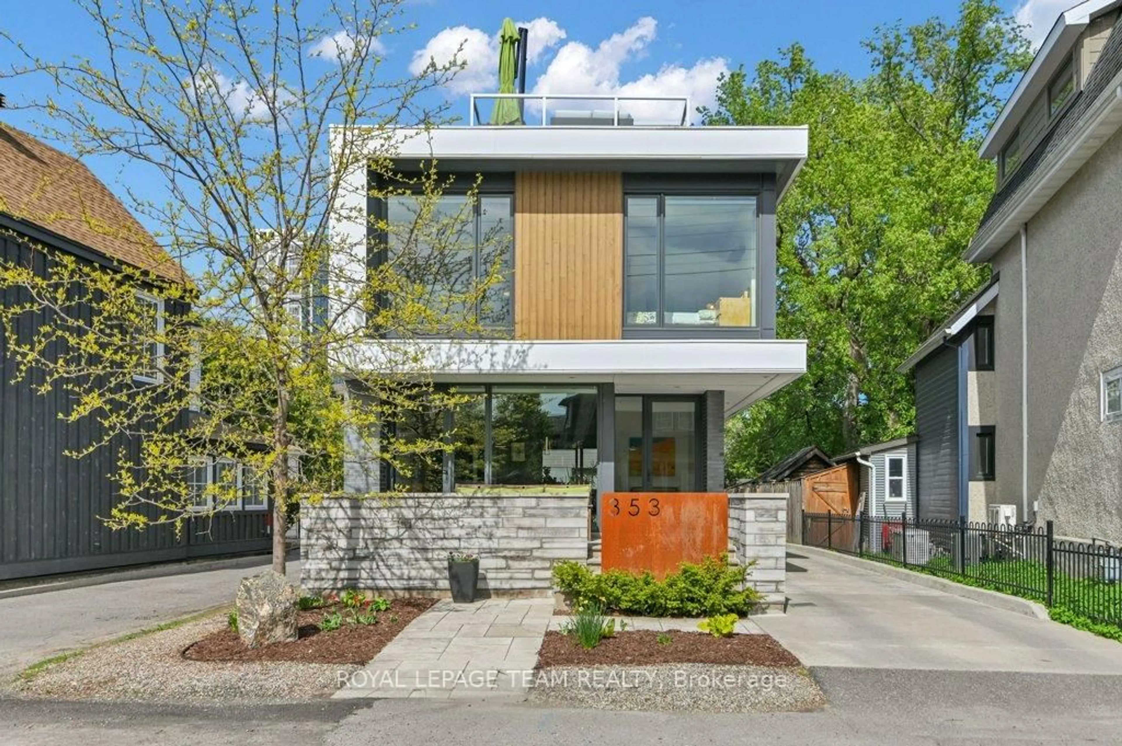 Home with brick exterior material, street for 353 Winston Ave, Ottawa Ontario K2A 1Y6