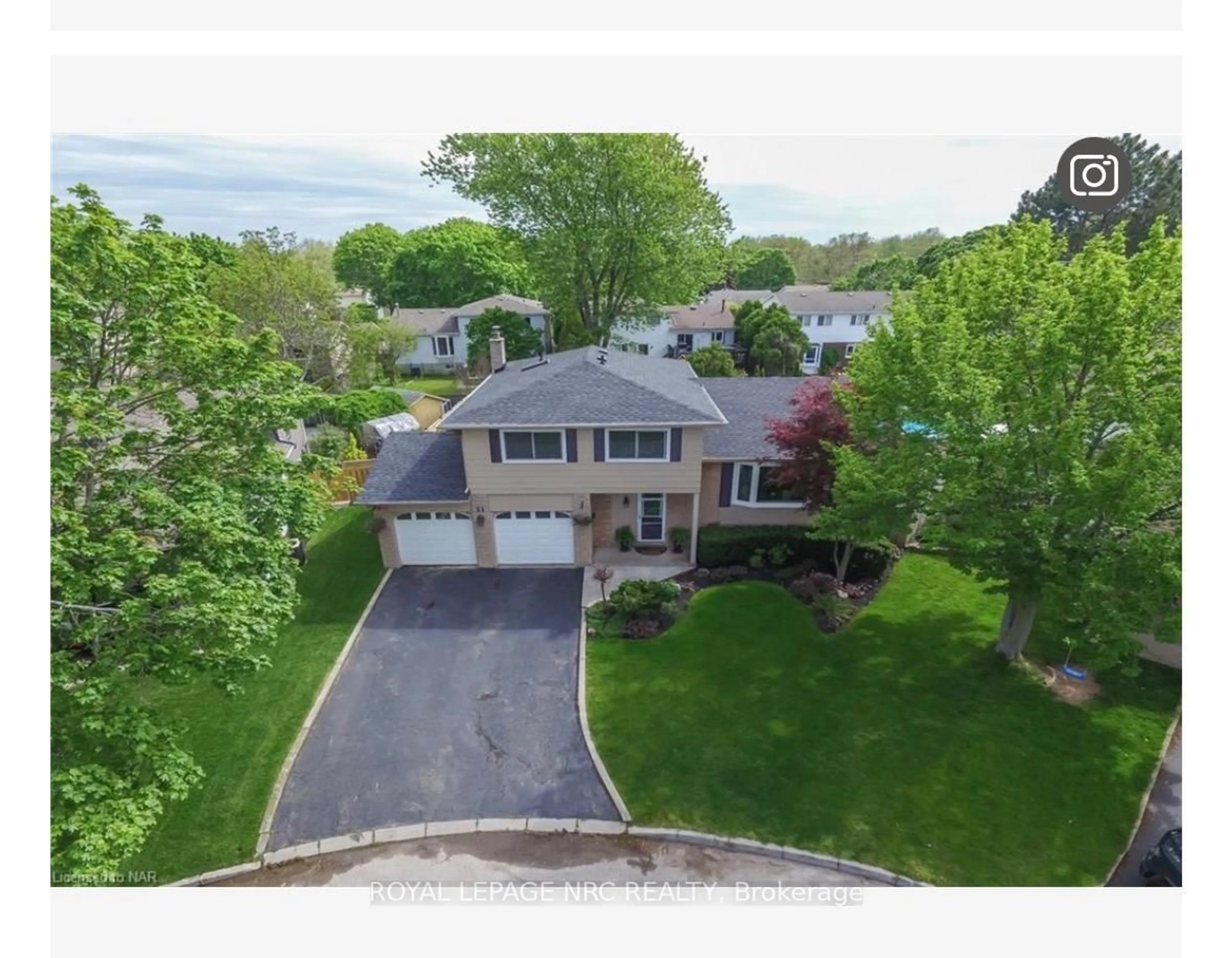 A pic from outside/outdoor area/front of a property/back of a property/a pic from drone, street for 11 SHELDONBURY Crt, St. Catharines Ontario L2N 6G8