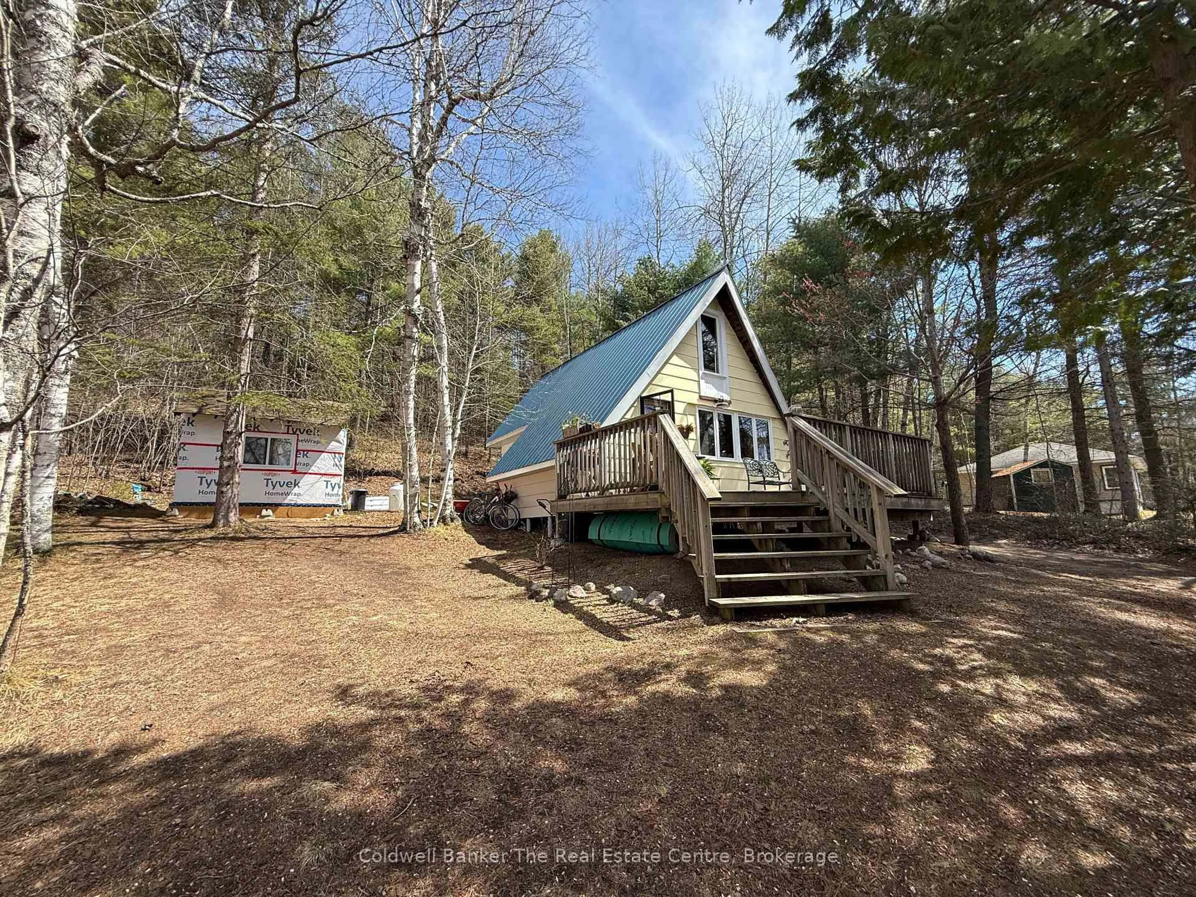 A pic from outside/outdoor area/front of a property/back of a property/a pic from drone, forest/trees view for 156 River Rd, Joly Ontario P0A 1X0