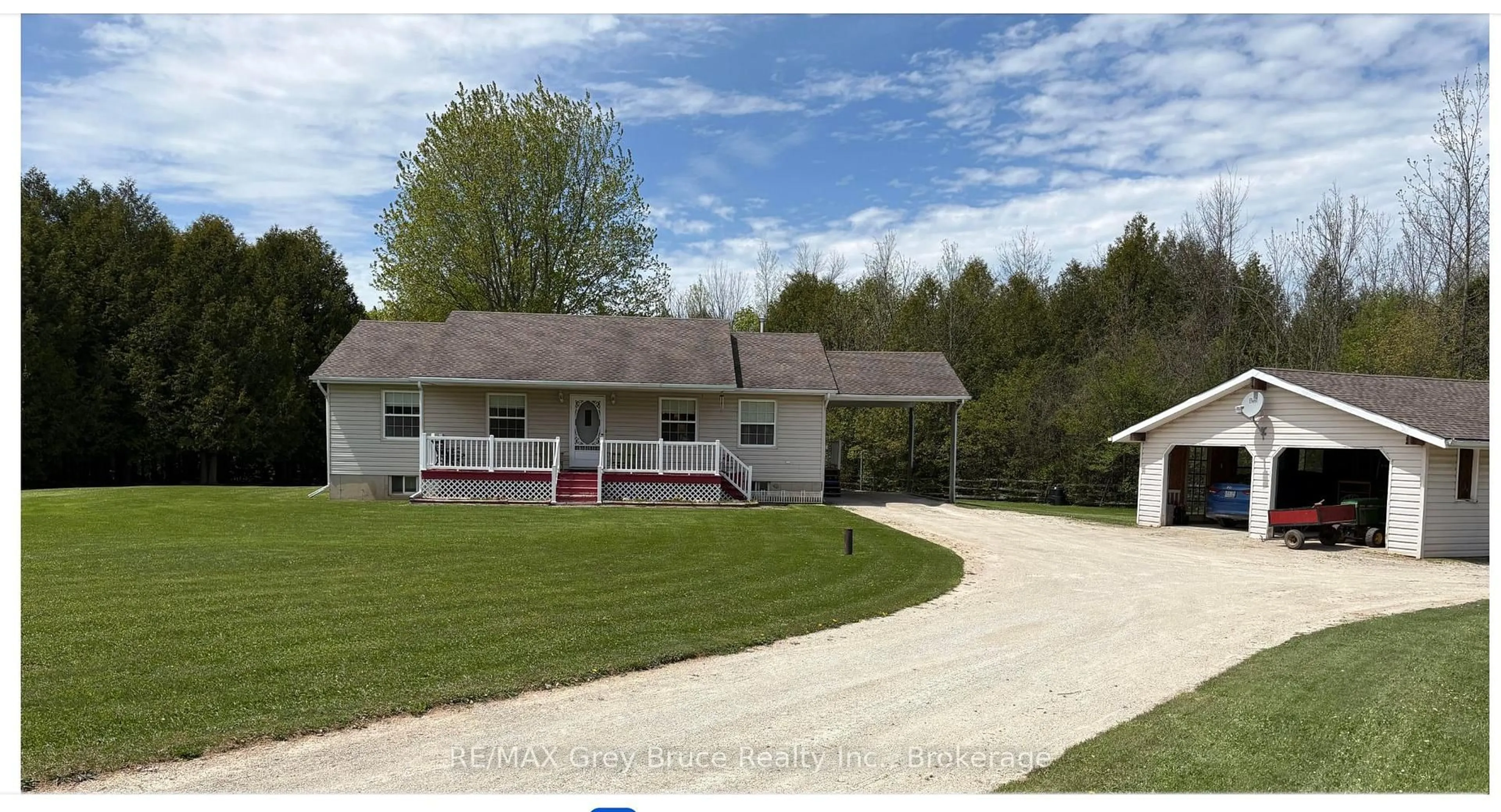 A pic from outside/outdoor area/front of a property/back of a property/a pic from drone, unknown for 259106 SARAWAK KEPPEL Townline, Georgian Bluffs Ontario N0H 1S0