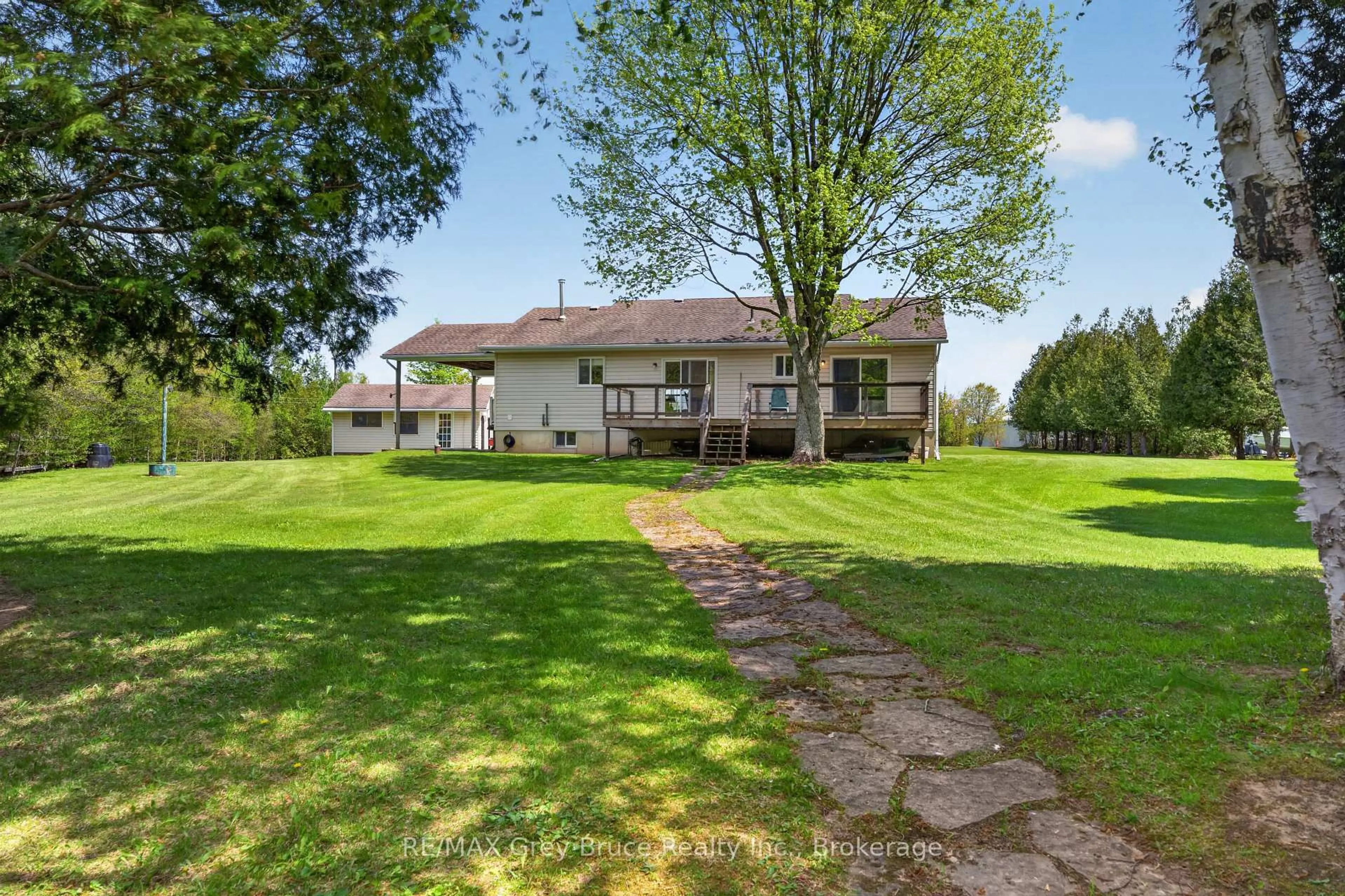 A pic from outside/outdoor area/front of a property/back of a property/a pic from drone, unknown for 259106 SARAWAK KEPPEL Townline, Georgian Bluffs Ontario N0H 1S0