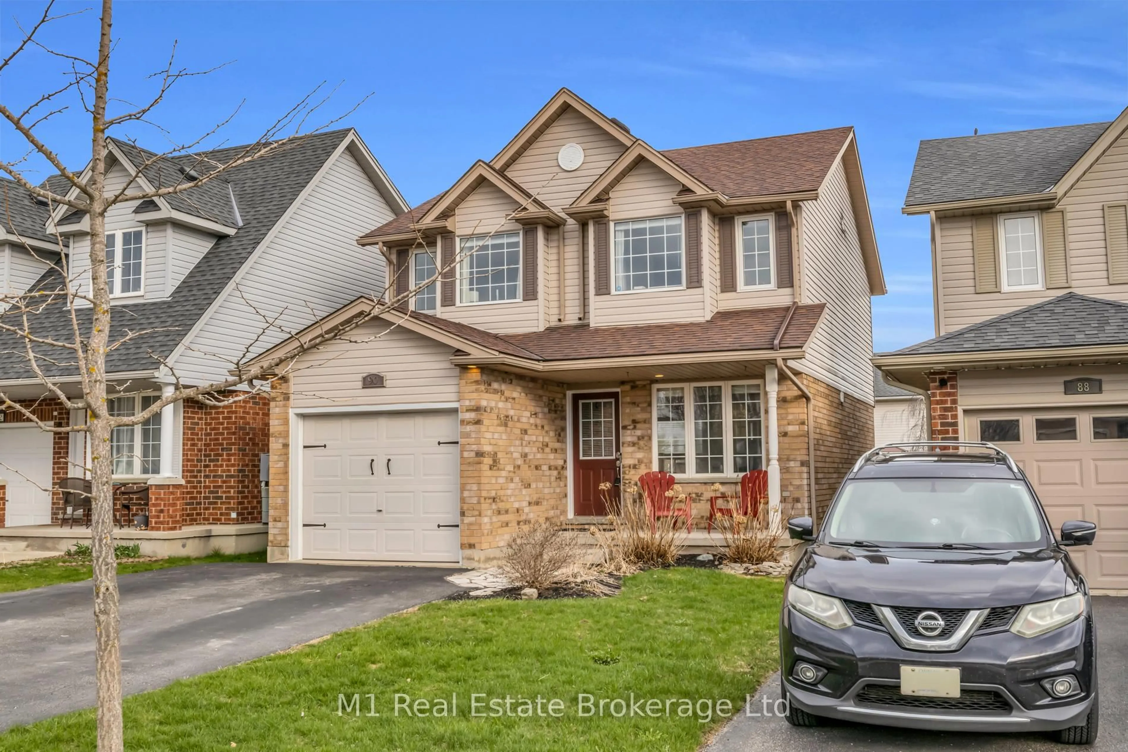 Home with brick exterior material, street for 90 Cedarvale Ave, Guelph Ontario N1E 7K2