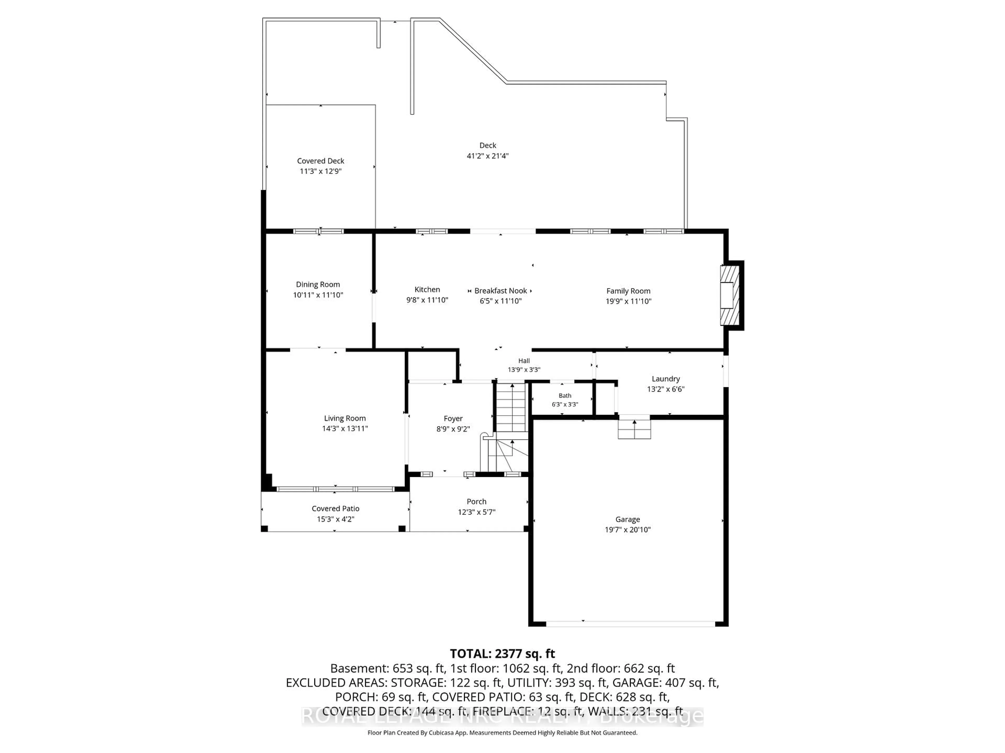 Floor plan for 6 Nursery Lane, Pelham Ontario L0S 1E1