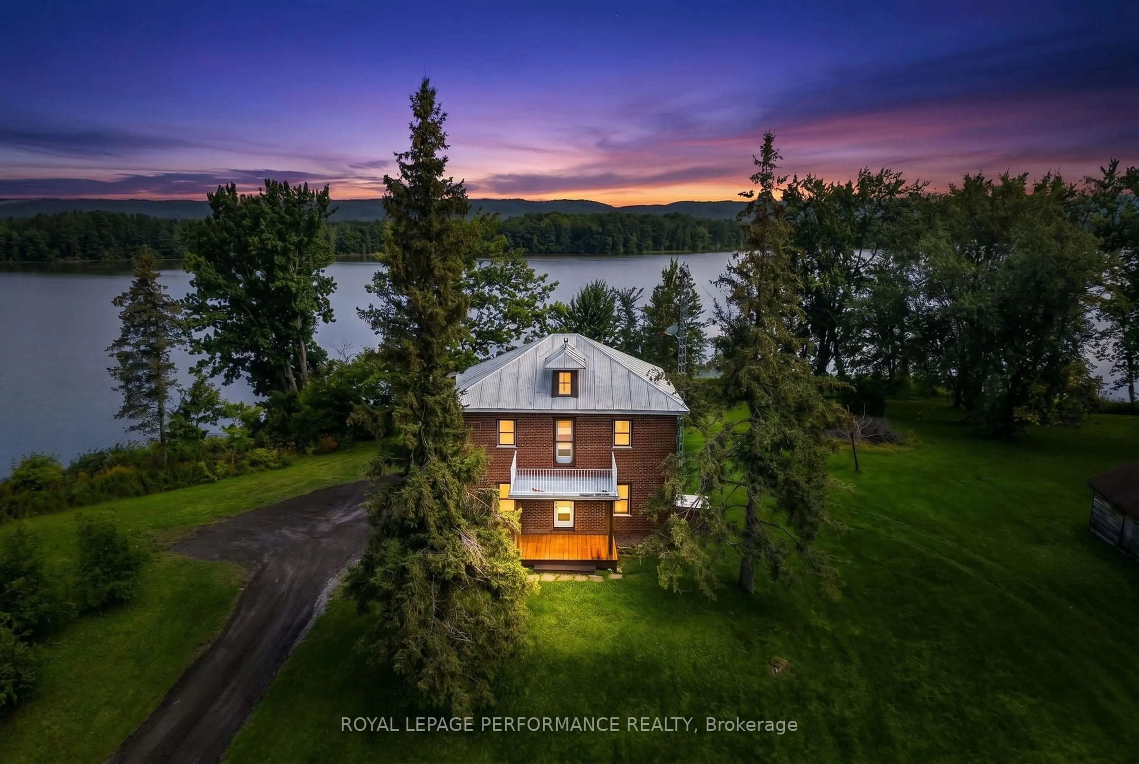 A pic from outside/outdoor area/front of a property/back of a property/a pic from drone, water/lake/river/ocean view for 2970 Bay Rd, Champlain Ontario K0B 1K0