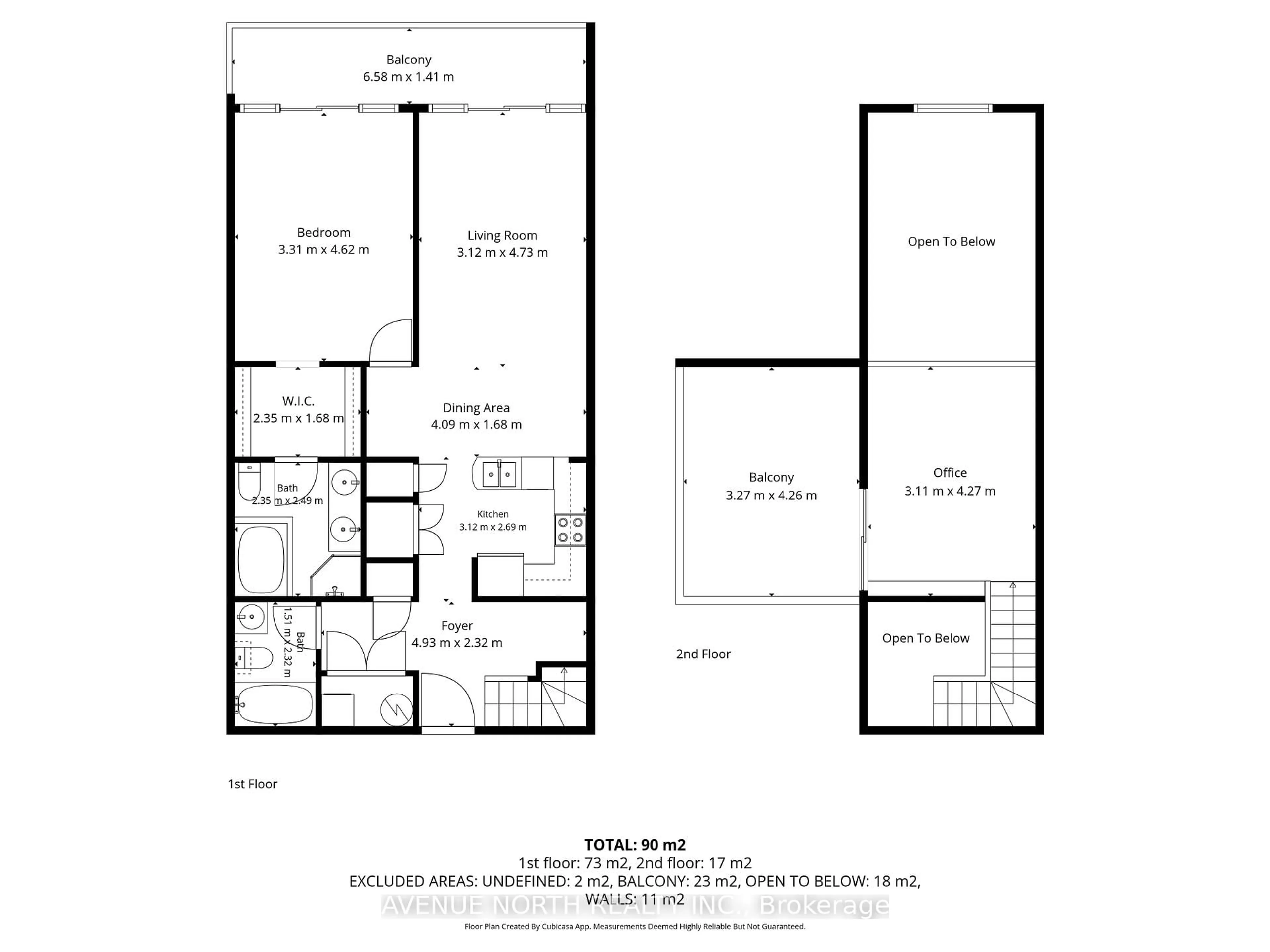 Floor plan for 323 Winona Ave #402, Ottawa Ontario K1Z 5H3