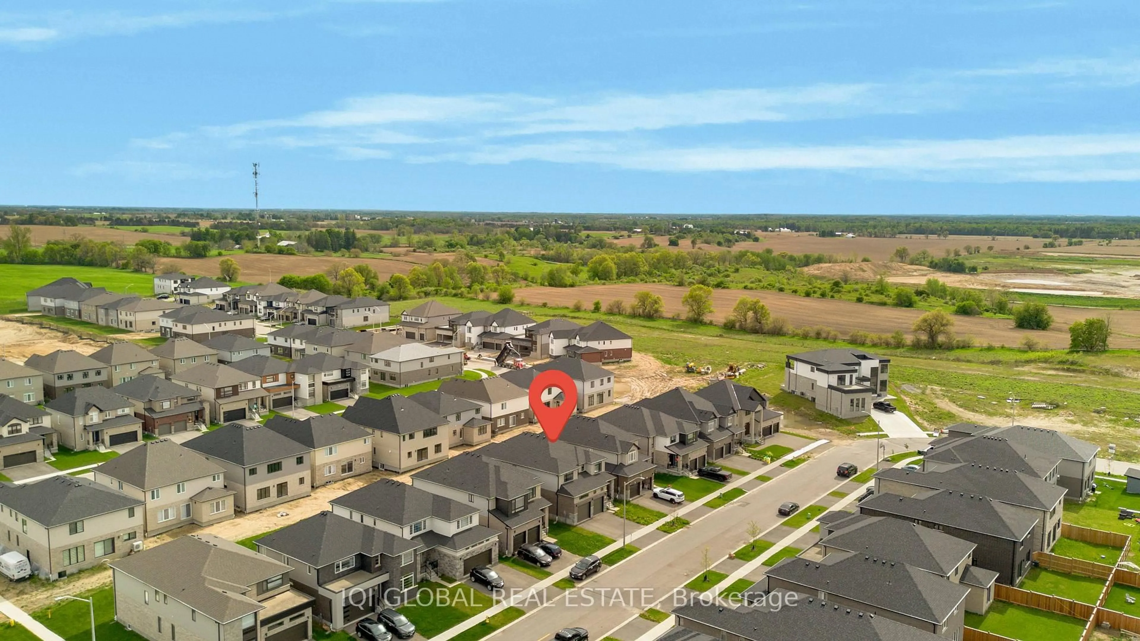 A pic from outside/outdoor area/front of a property/back of a property/a pic from drone, unknown for 92 Sass Cres, Brant Ontario N3L 0J3