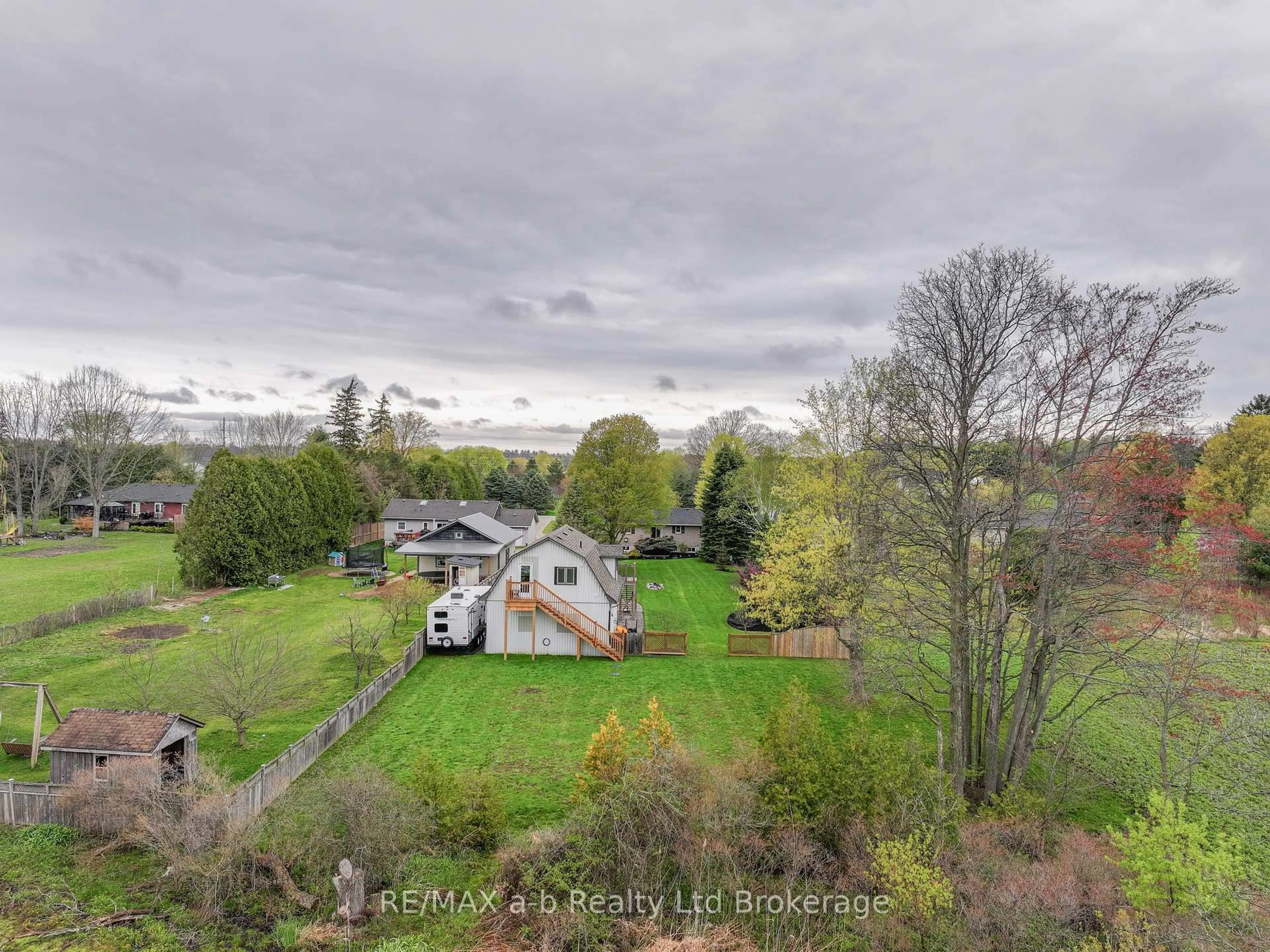 A pic from outside/outdoor area/front of a property/back of a property/a pic from drone, forest/trees view for 57185 Eden Line, Bayham Ontario N0J 1H0