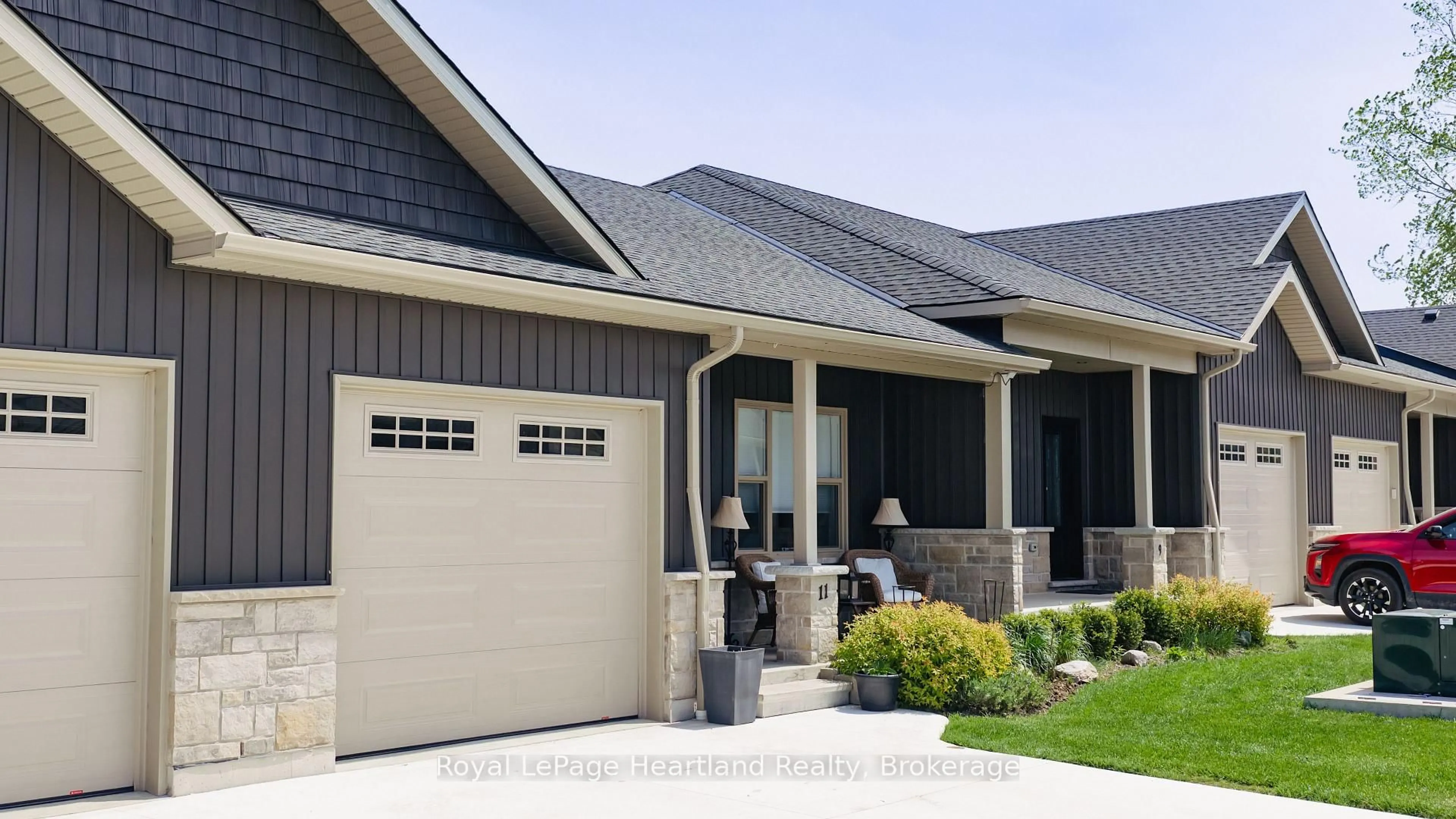 Home with vinyl exterior material, street for 11 Silver Creek Rd, Huron East Ontario N0K 1W0