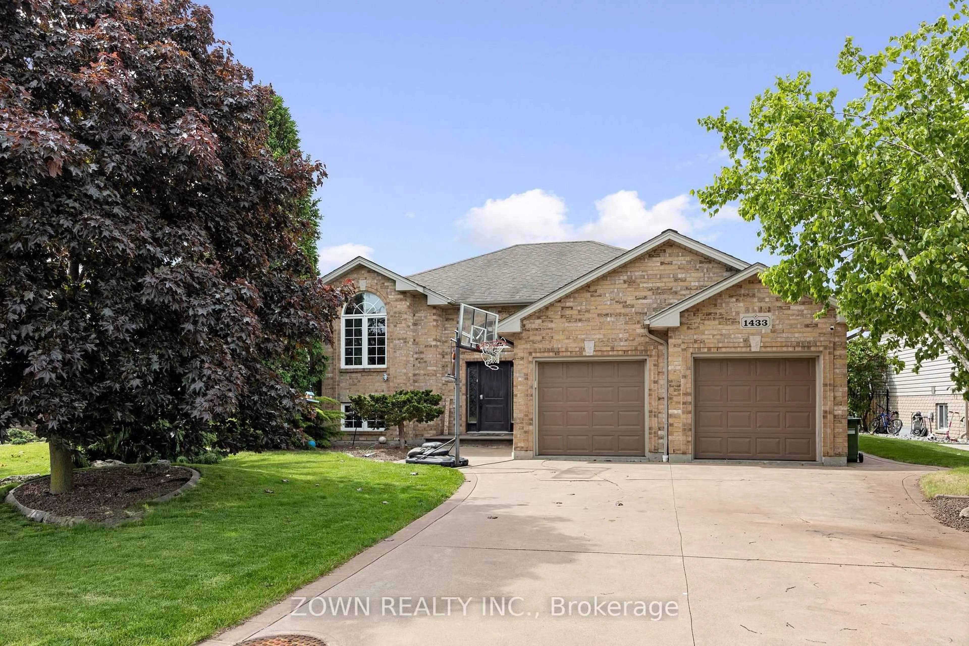 Home with brick exterior material, street for 1433 Girard Dr, Lakeshore Ontario N8L 0R3