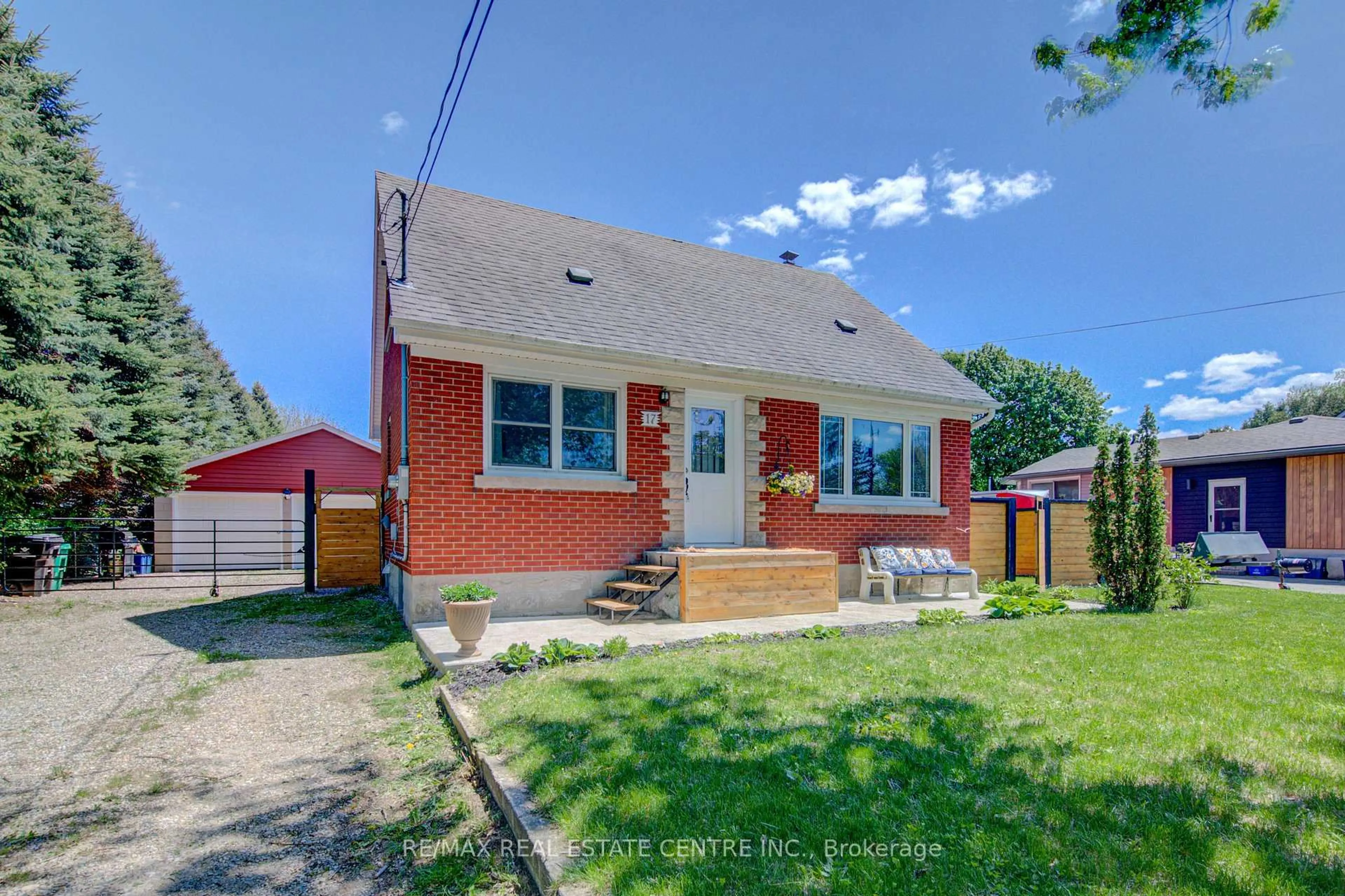 Home with brick exterior material, street for 17 Daniel Ave, Kitchener Ontario N2K 1E8