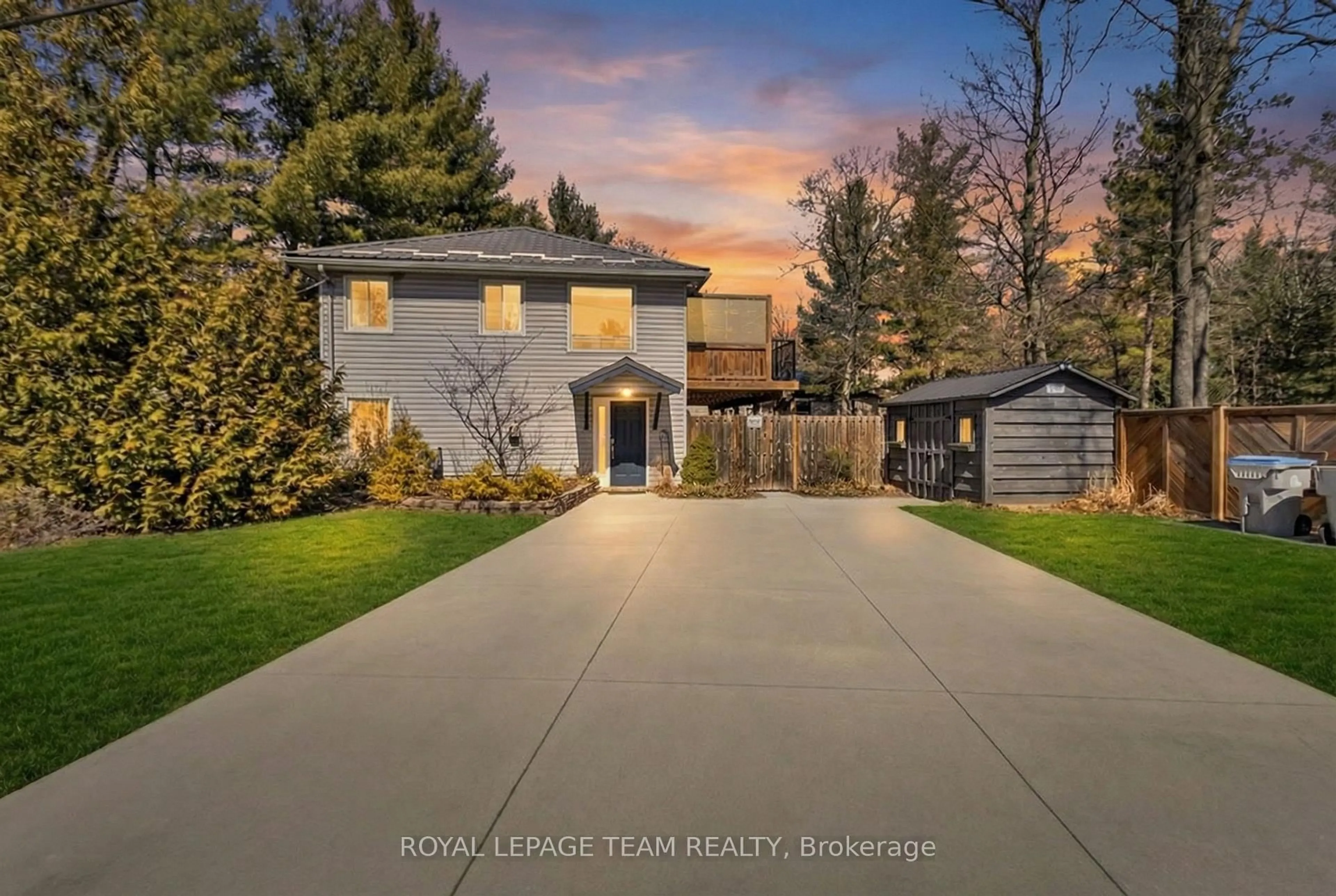 A pic from outside/outdoor area/front of a property/back of a property/a pic from drone, street for 7706 Alfred St, Lambton Shores Ontario N0M 2L0