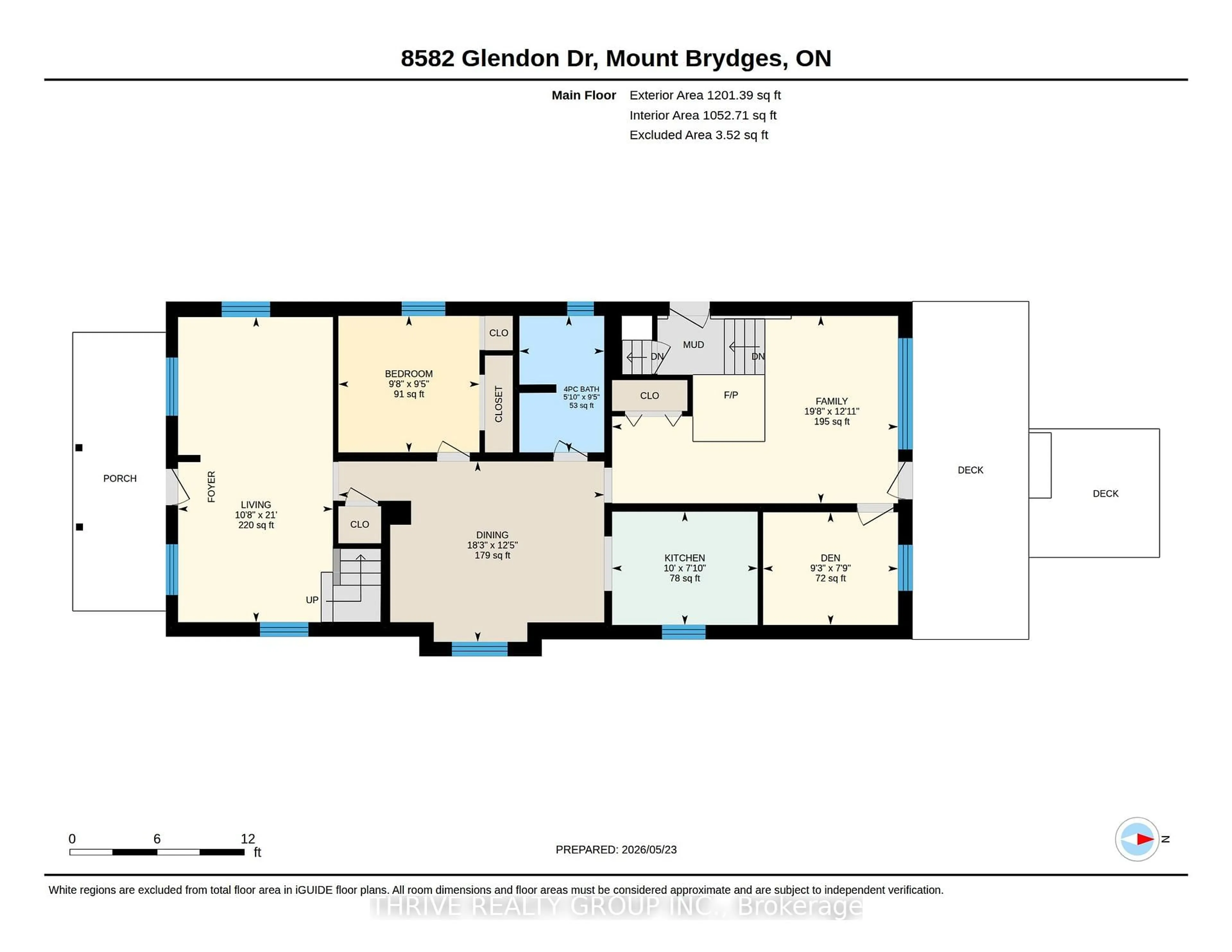 Floor plan for 8582 GLENDON Dr, Strathroy-Caradoc Ontario N0L 1W0
