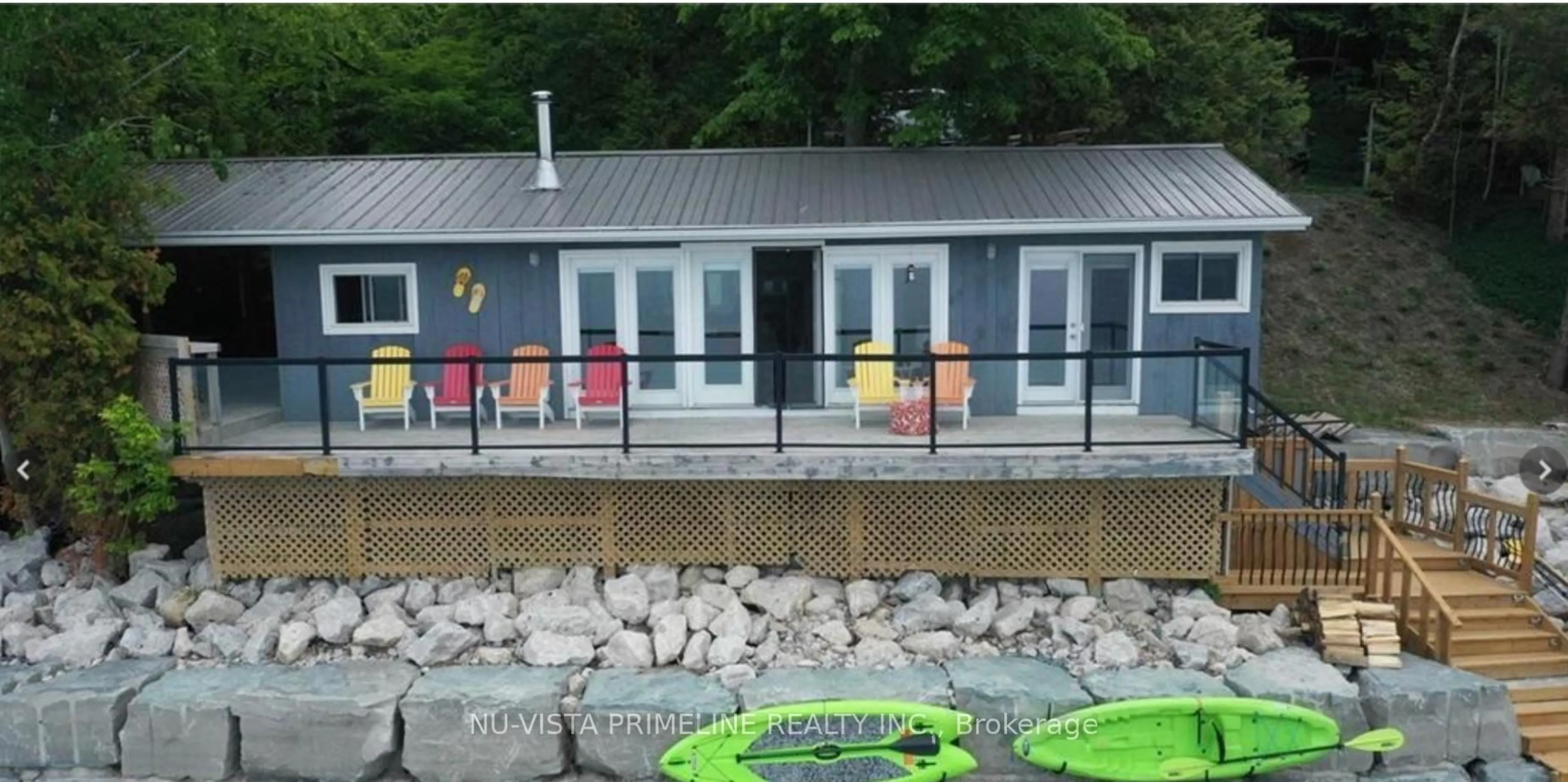 A pic from outside/outdoor area/front of a property/back of a property/a pic from drone, water/lake/river/ocean view for 84437 A Sundown Crt, Ashfield-Colborne-Wawanosh Ontario N7A 3X9