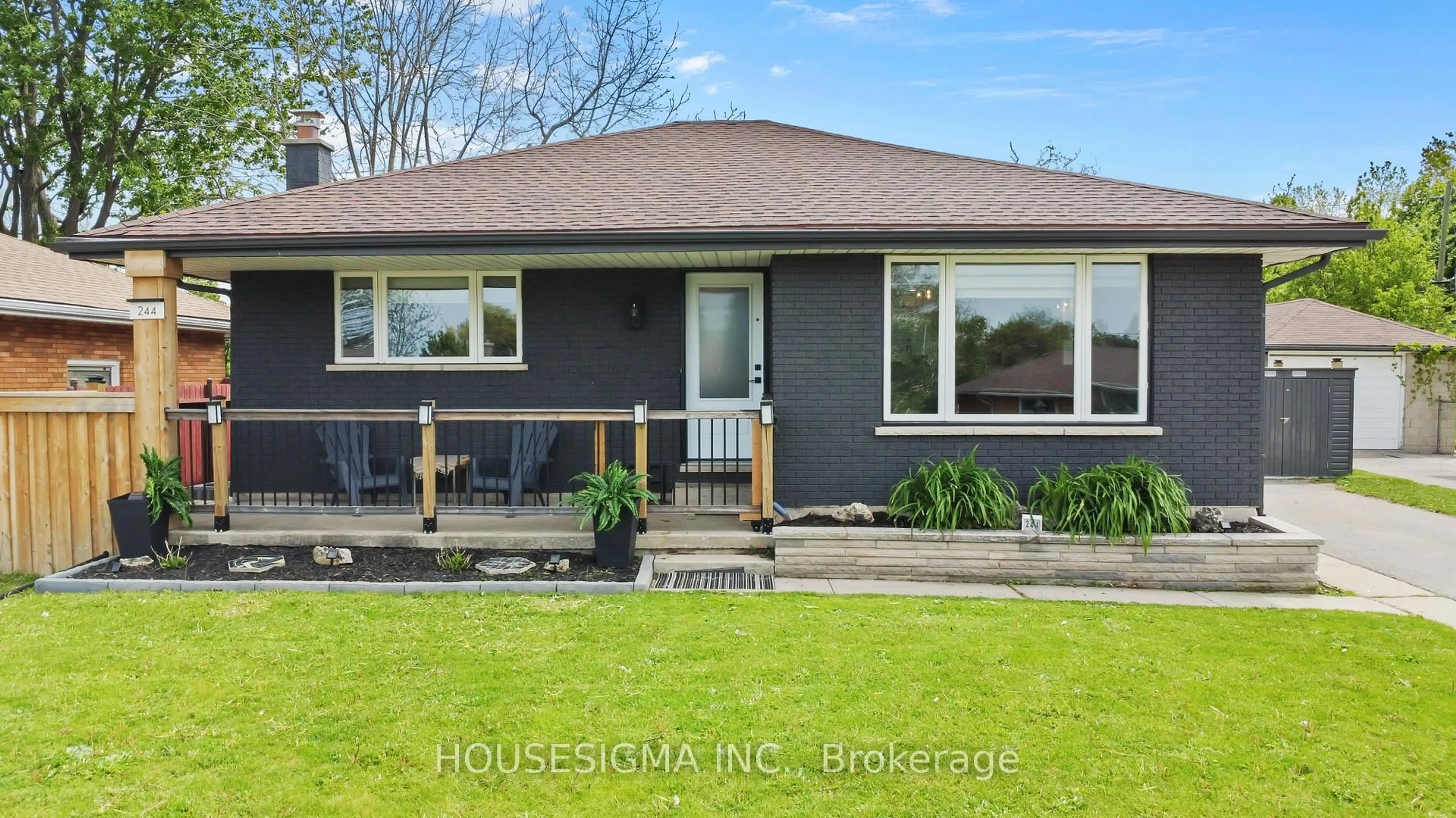 Home with vinyl exterior material, street for 244 Burlington St, London South Ontario N5Z 3W5