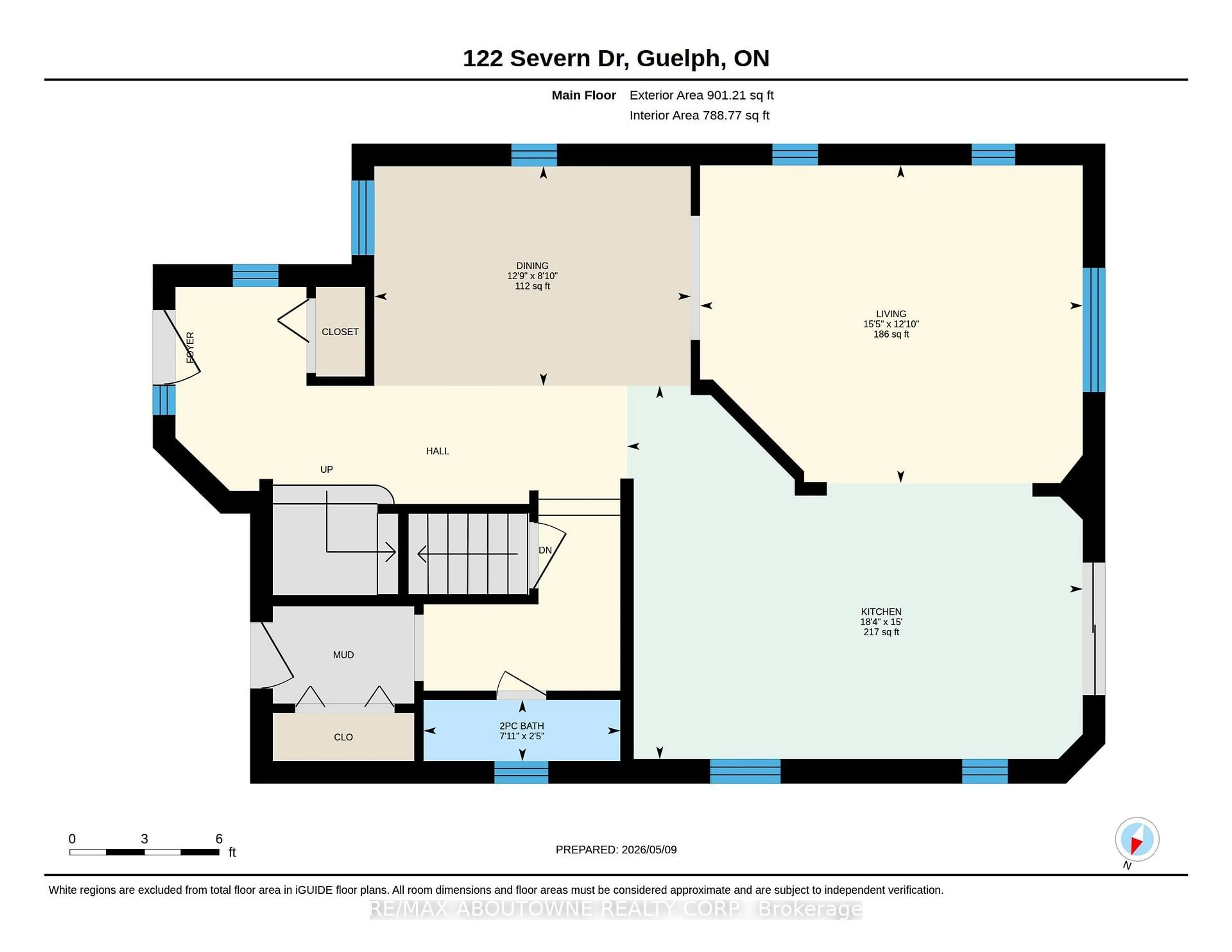 Floor plan for 122 Severn Dr, Guelph Ontario N1E 7K6