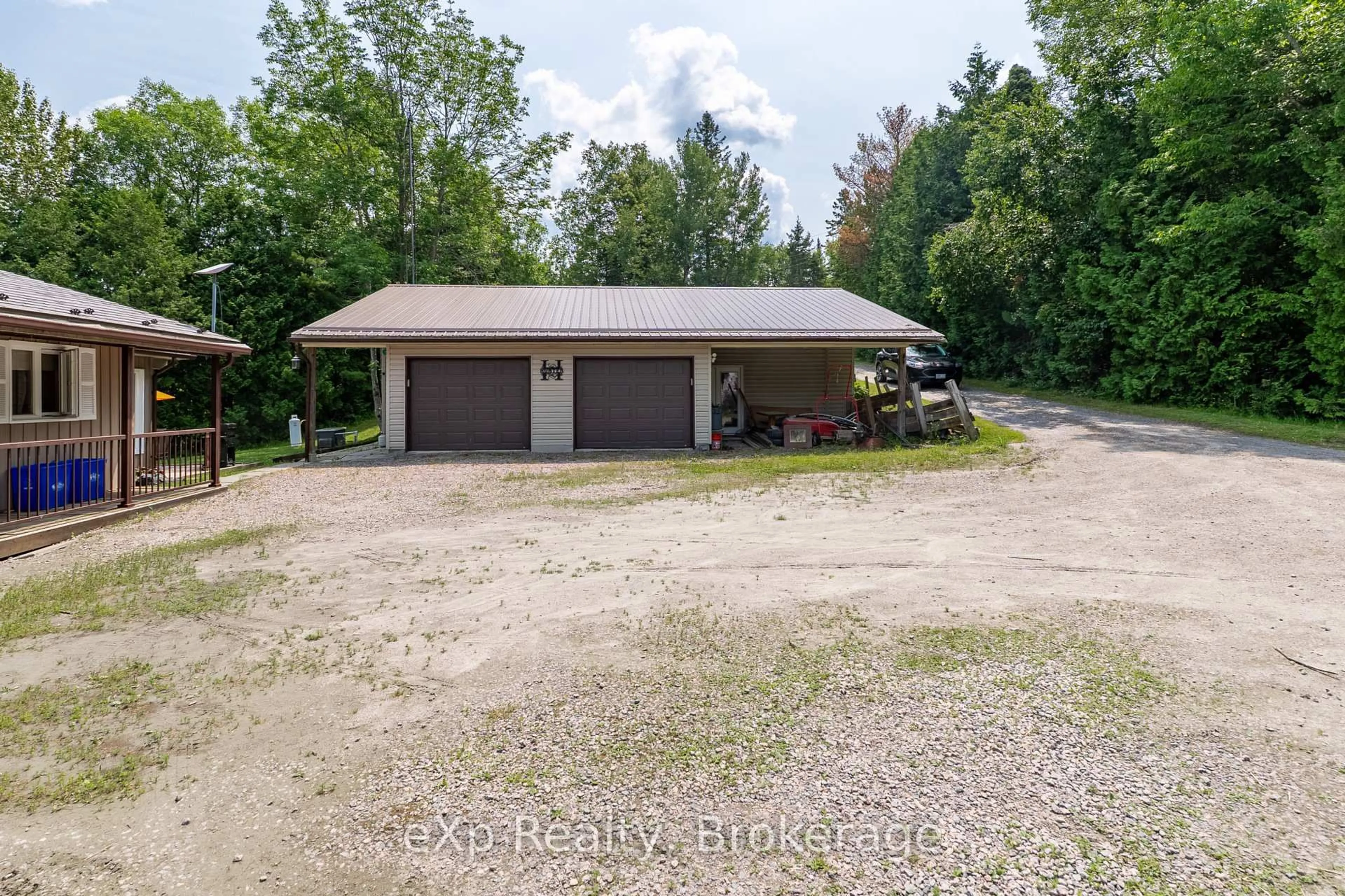 A pic from outside/outdoor area/front of a property/back of a property/a pic from drone, street for 688A Prevost Rd, French River Ontario P0M 2N0